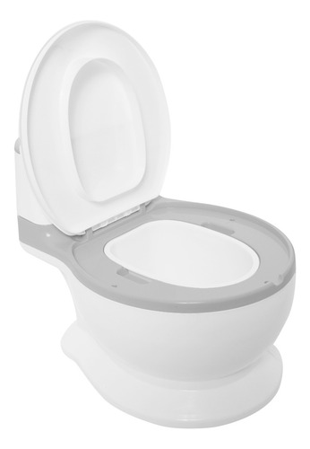 Baño Entrenador De Baño Kiddos Gris Color Gris Claro Liso.