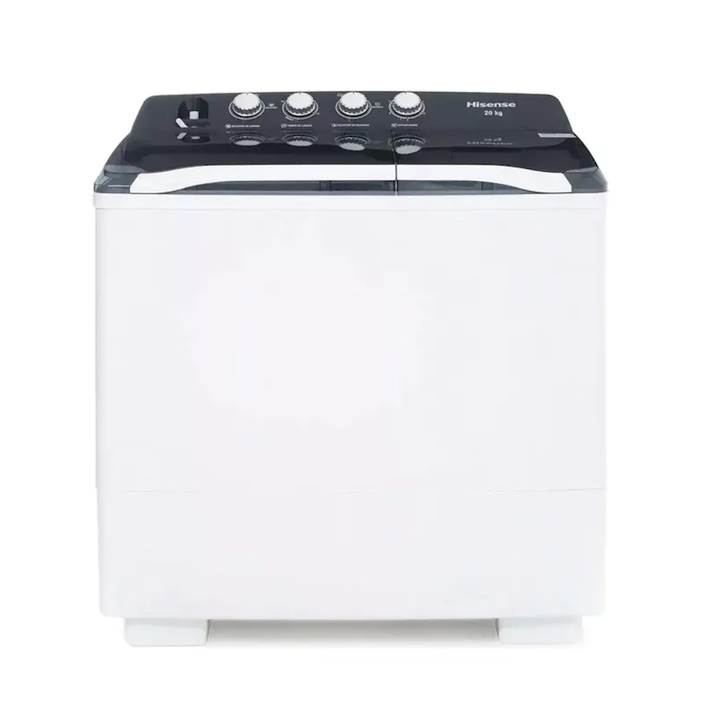 Lavadora Semiautomática Doble Tina 20kg Hisense Wsa2001p.