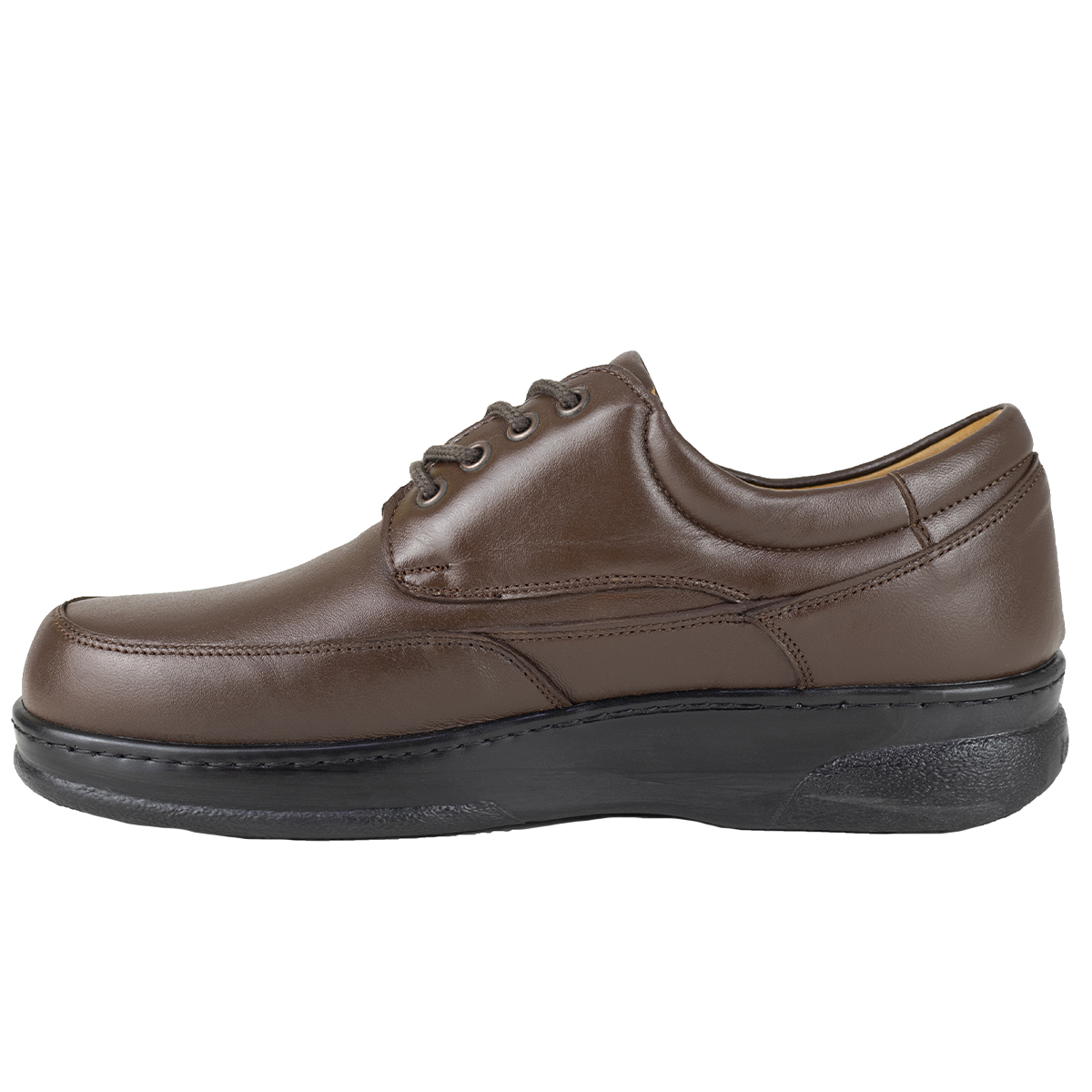 Zapatos Derby Para Hombre Terapie Pie Diabético Acolchado 204 Café Original.