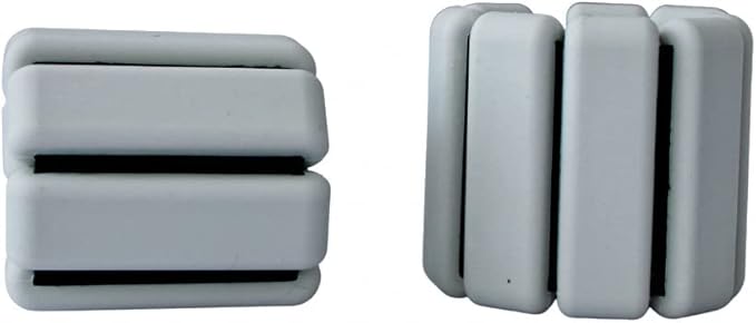 UCAN Pesas para Tobillos y Muñecas | Polainas de Silicon de Medio o Un Kilo (0.5-1.5 kg) para Pilates, Yoga y Fitness | Muñequeras y Tobilleras con Peso | Varios Colores.