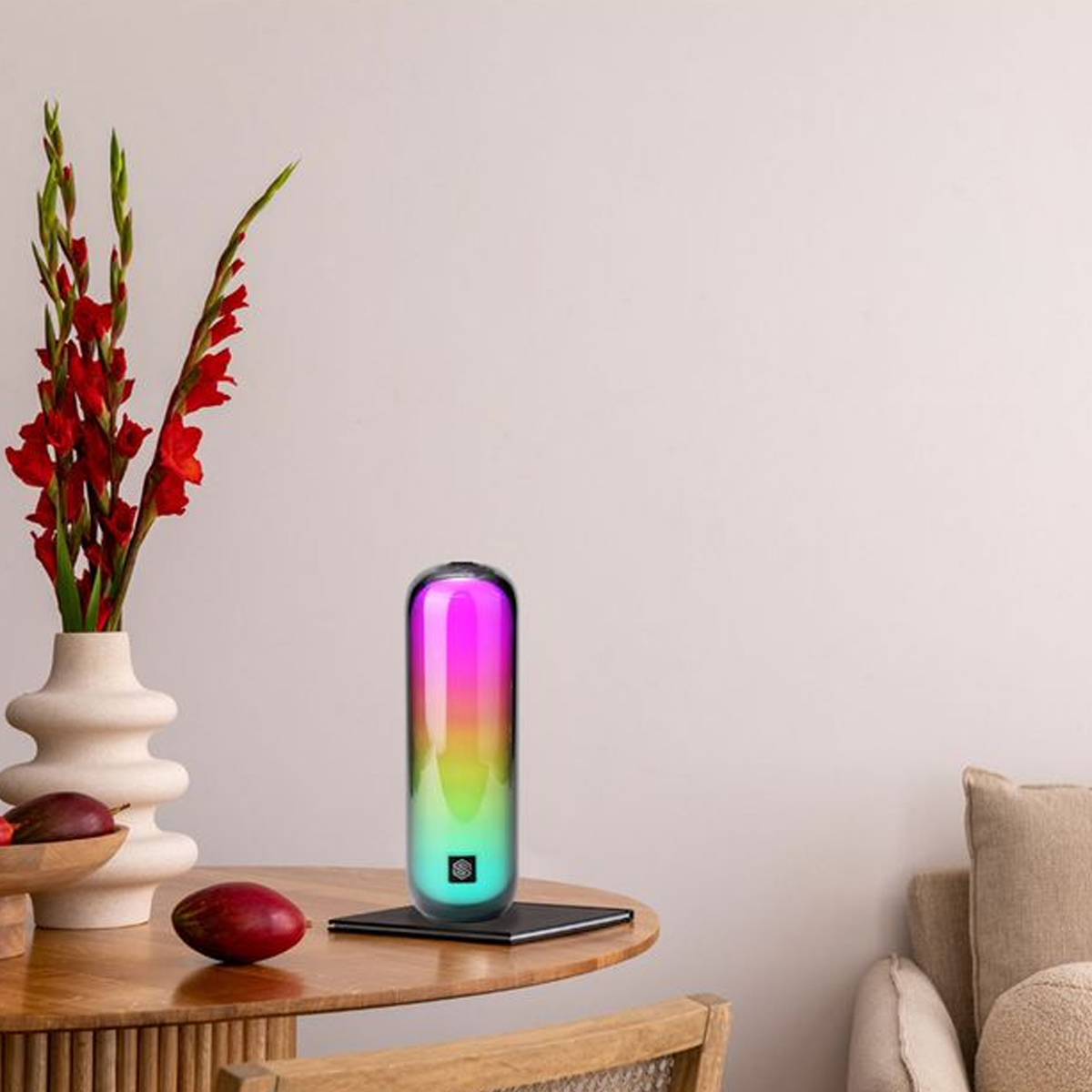 Select Sound Bocina Inalámbrica Bluetooth Nova Tws Luz Led Radio Fm Bt232