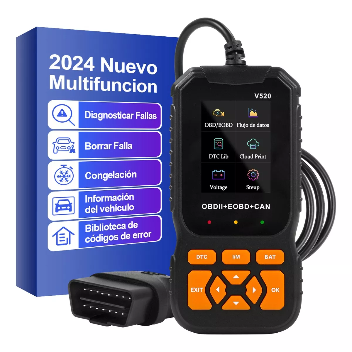 Obd2 Profesional Scanner Para Auto 35901 Códigos Avería.