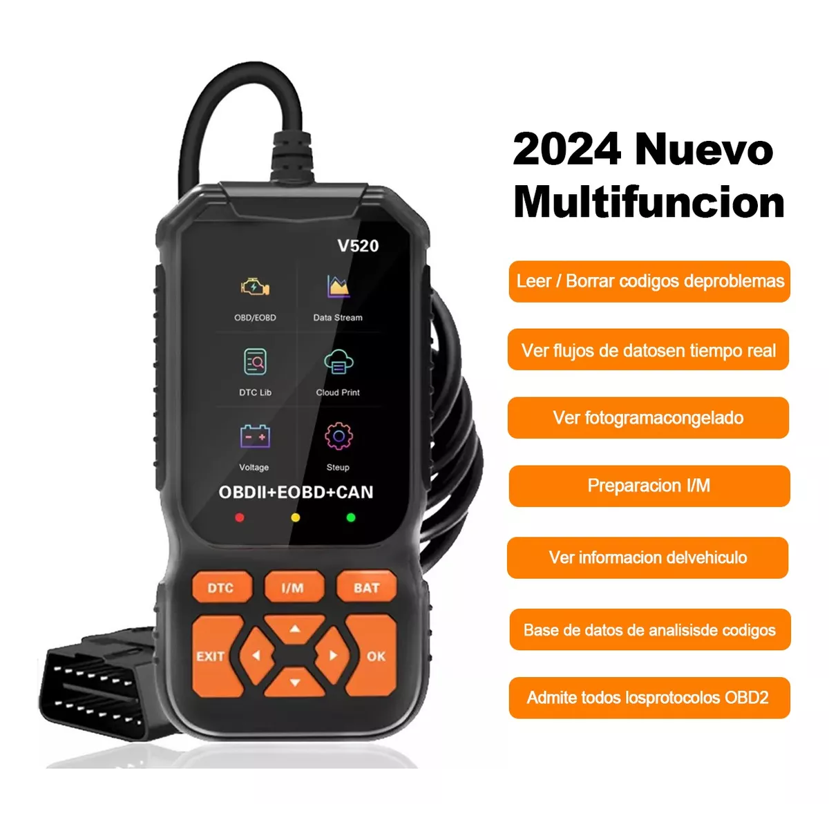 Obd2 Profesional Scanner Para Auto 35901 Códigos Avería.