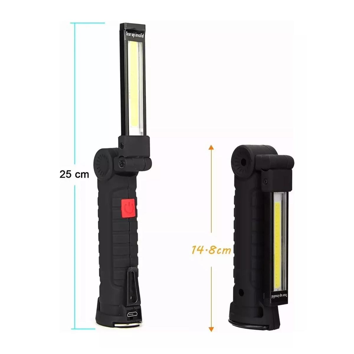 Par 2 Luces De Trabajo Led Recargables Y Plegables.