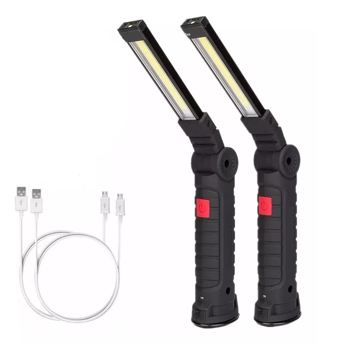 Par 2 Luces De Trabajo Led Recargables Y Plegables.
