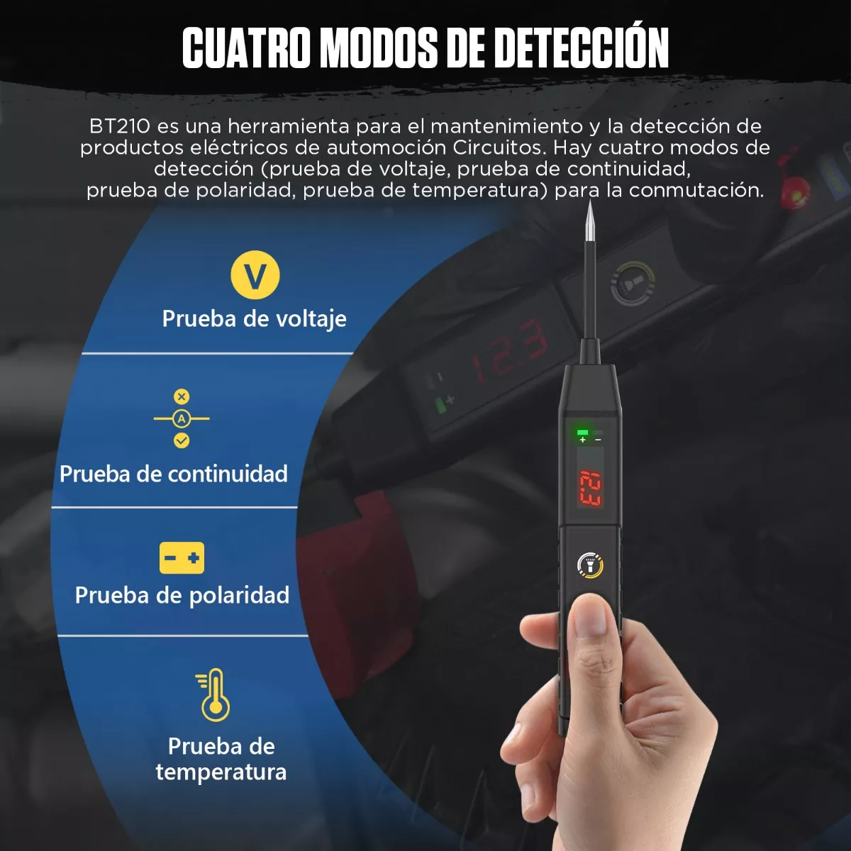 Probador De Sonda De Circuito Prueba De Voltaje 6-30v.