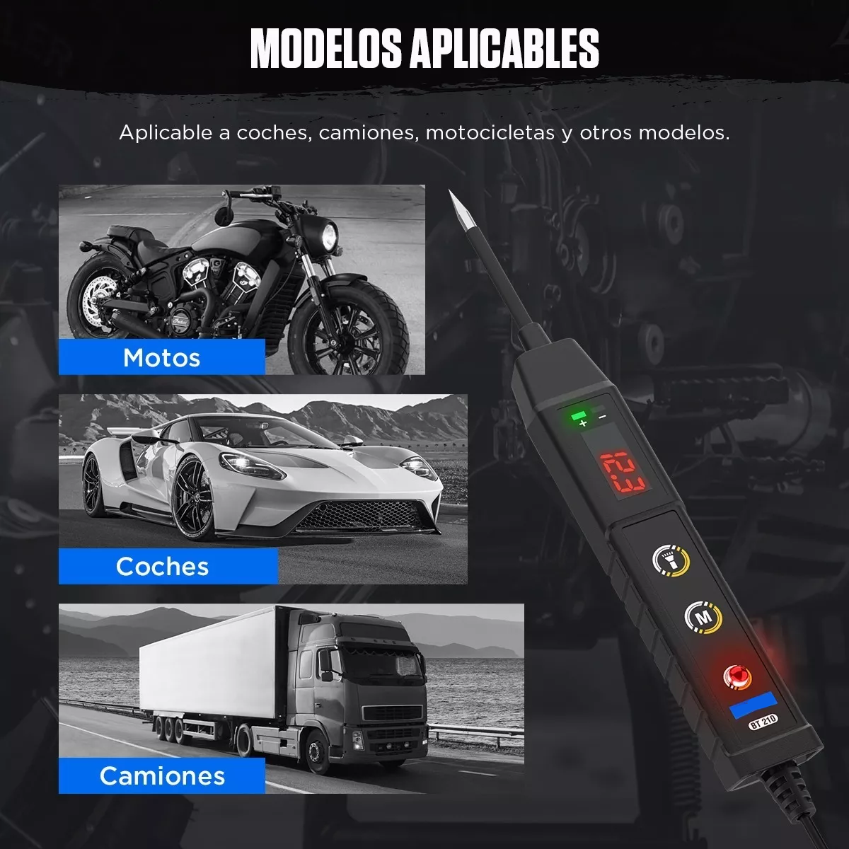 Probador De Sonda De Circuito Prueba De Voltaje 6-30v.