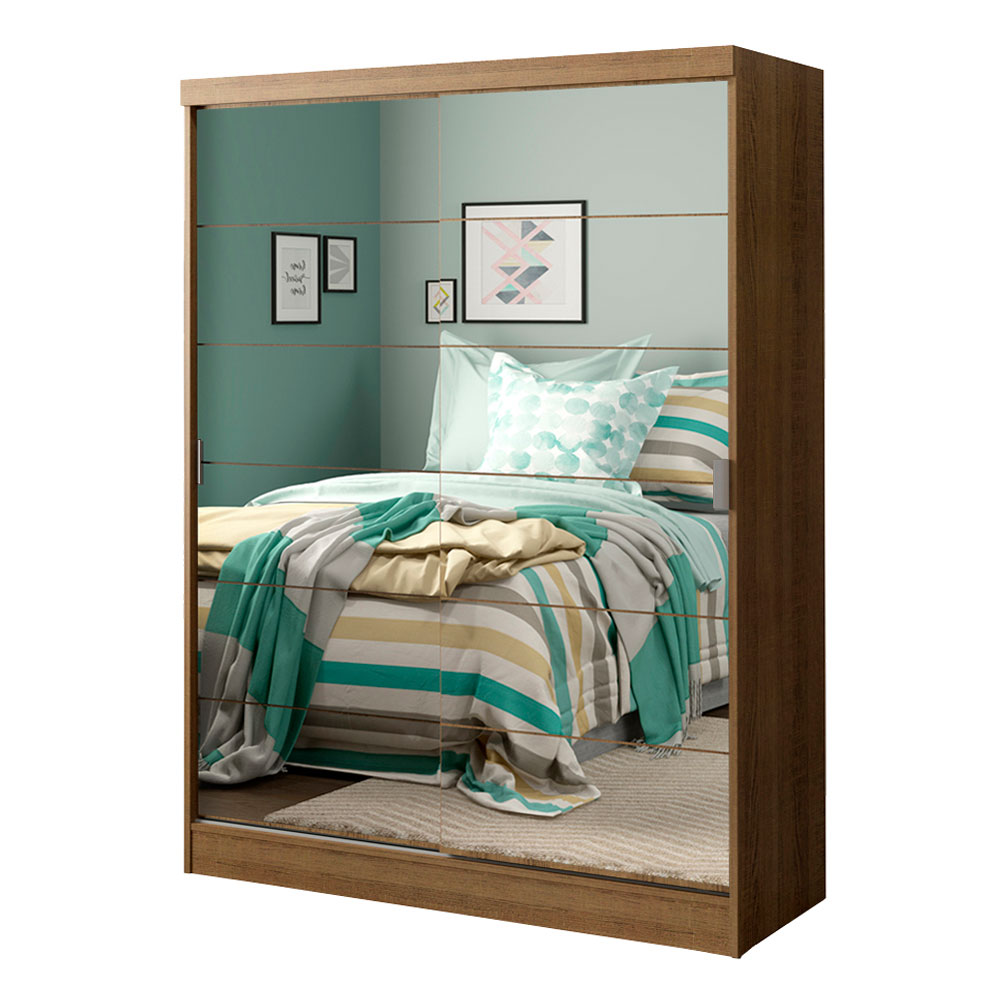 Closet Luke Madesa con 2 Puertas y 2 Espejos MM.