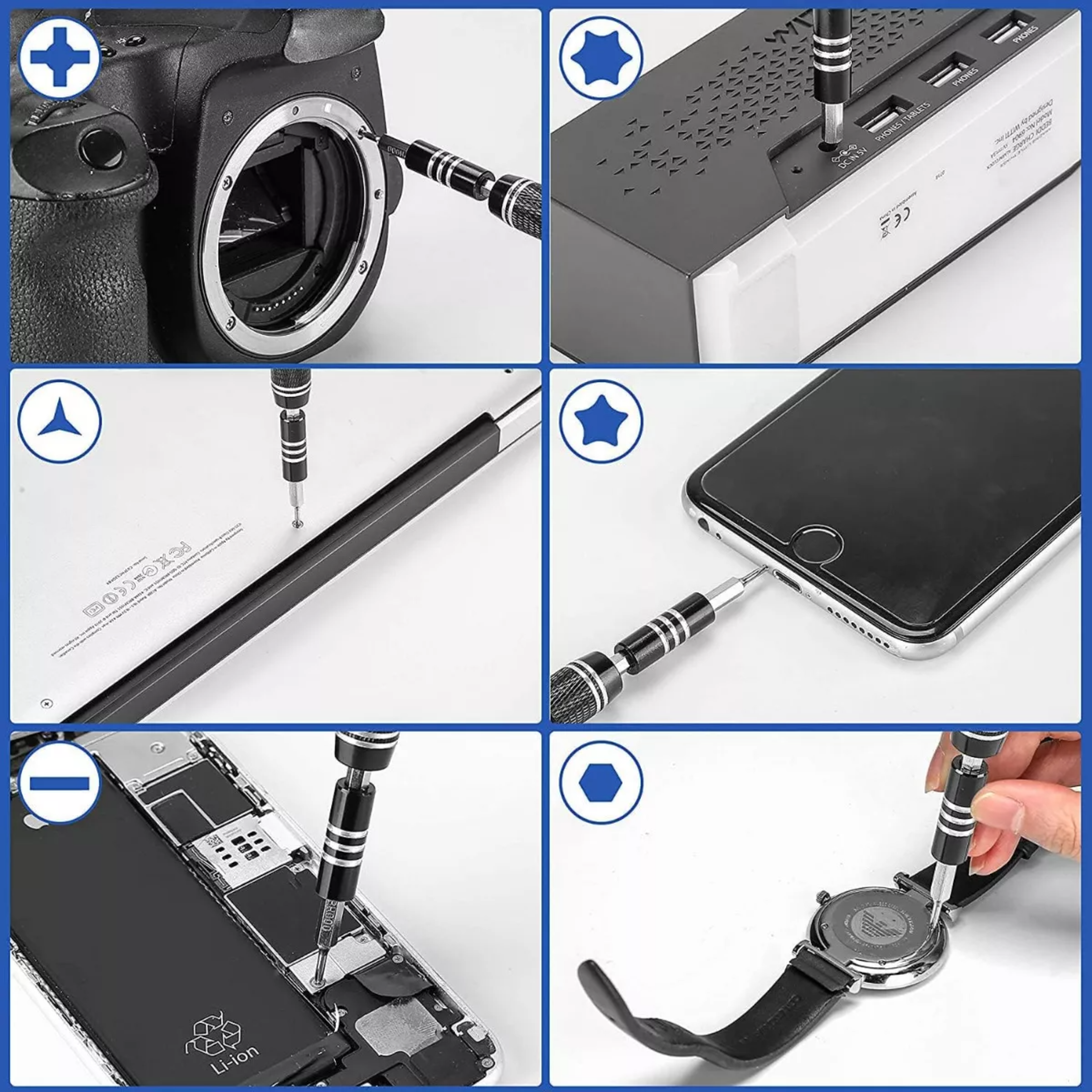 Juego De Destornilladores Y Atornilladores De Precisión 115.