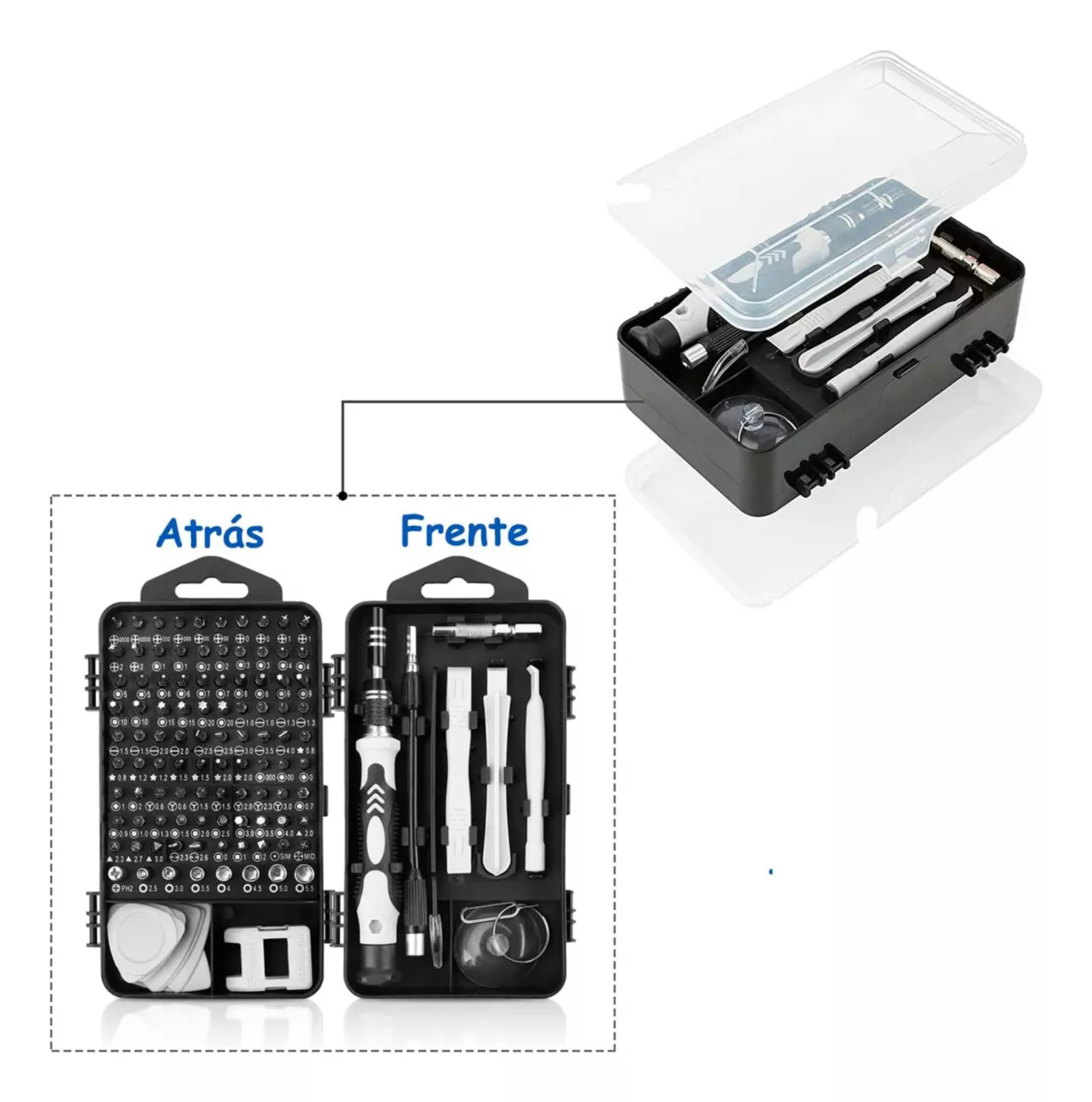 Juego De Destornilladores Y Atornilladores De Precisión 115.