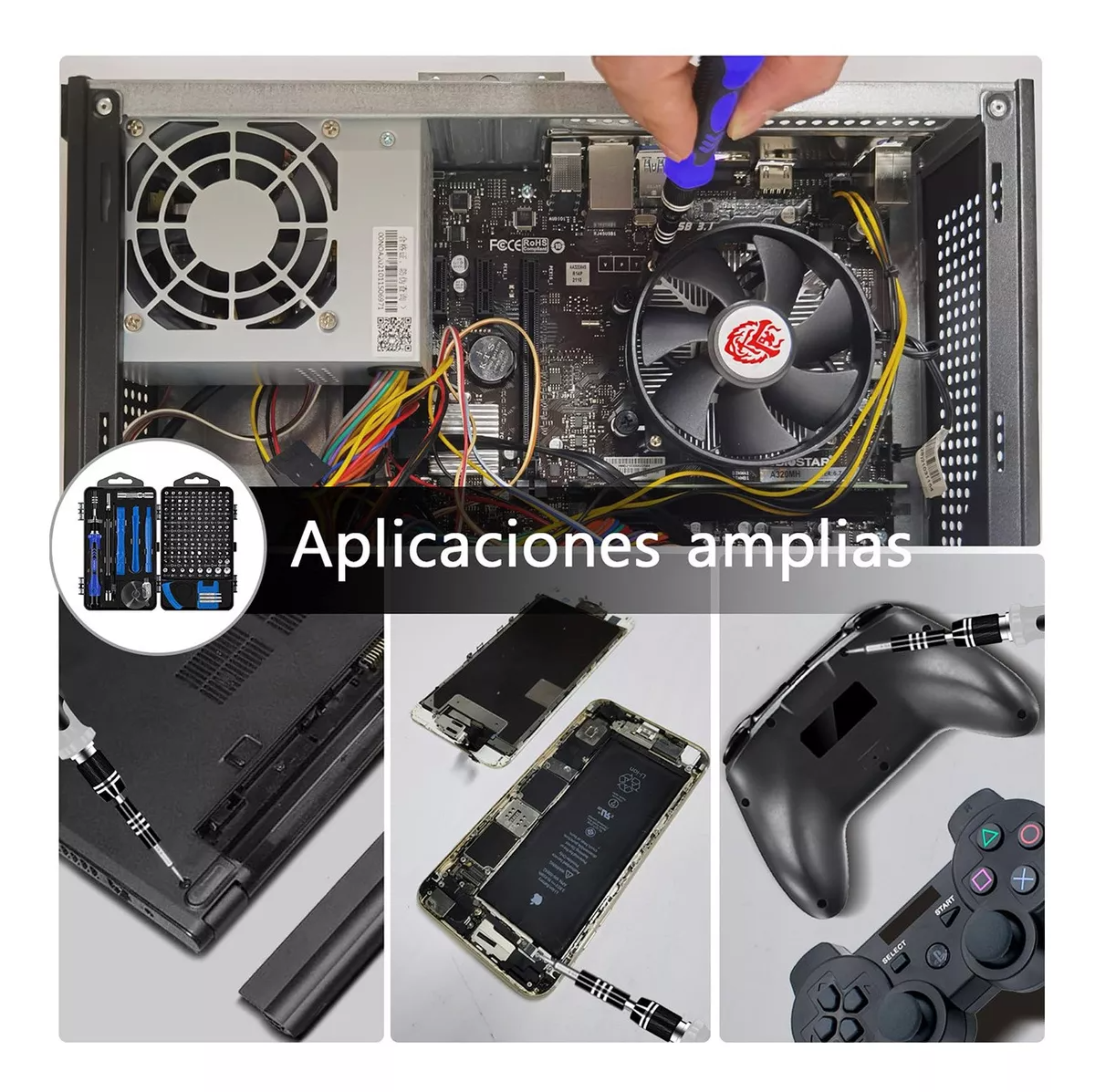 Kit De Desarmadores Y Juego De Destornilladores 130 En 1.
