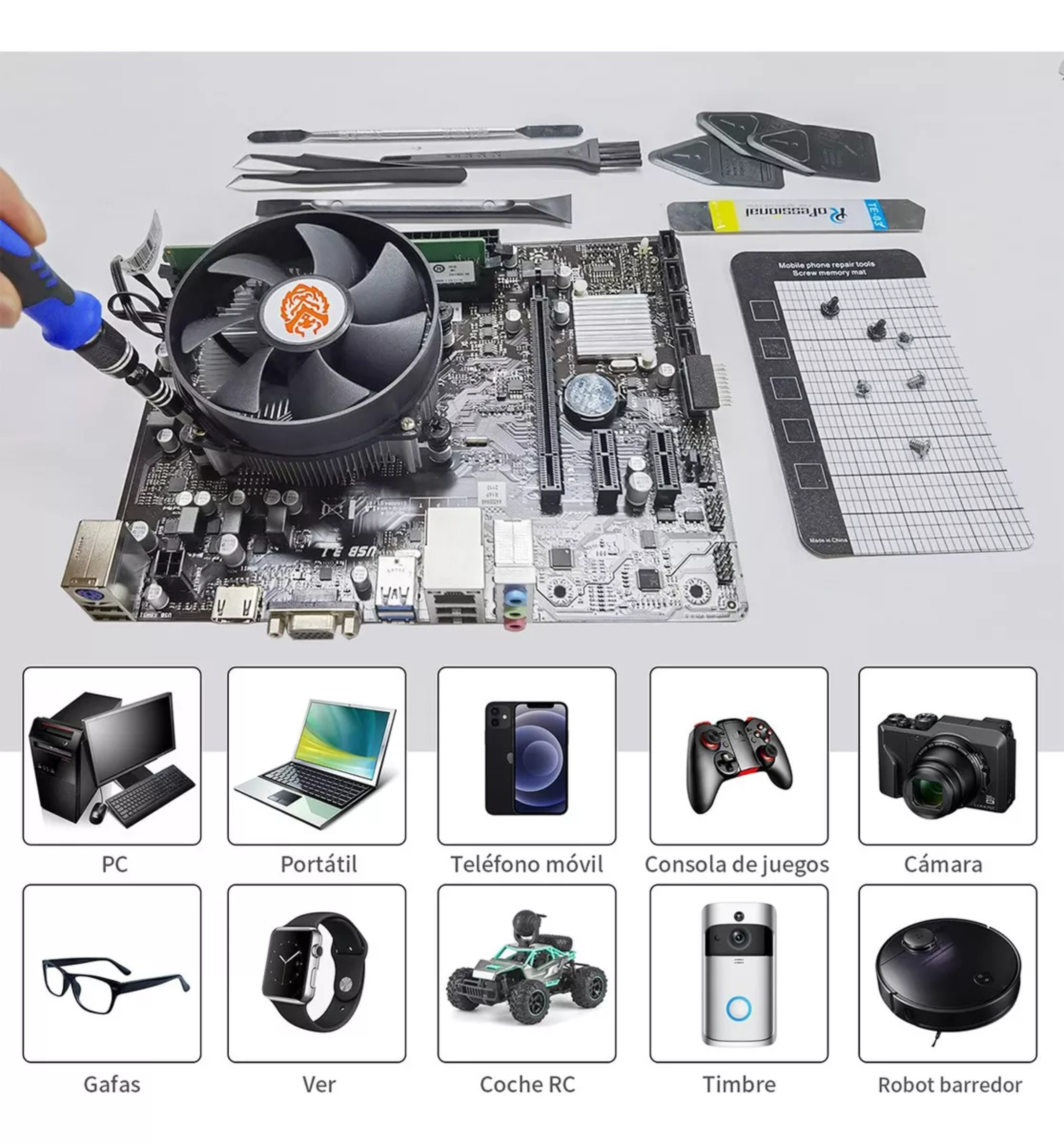 Kit De Desarmadores Y Juego De Destornilladores 130 En 1.