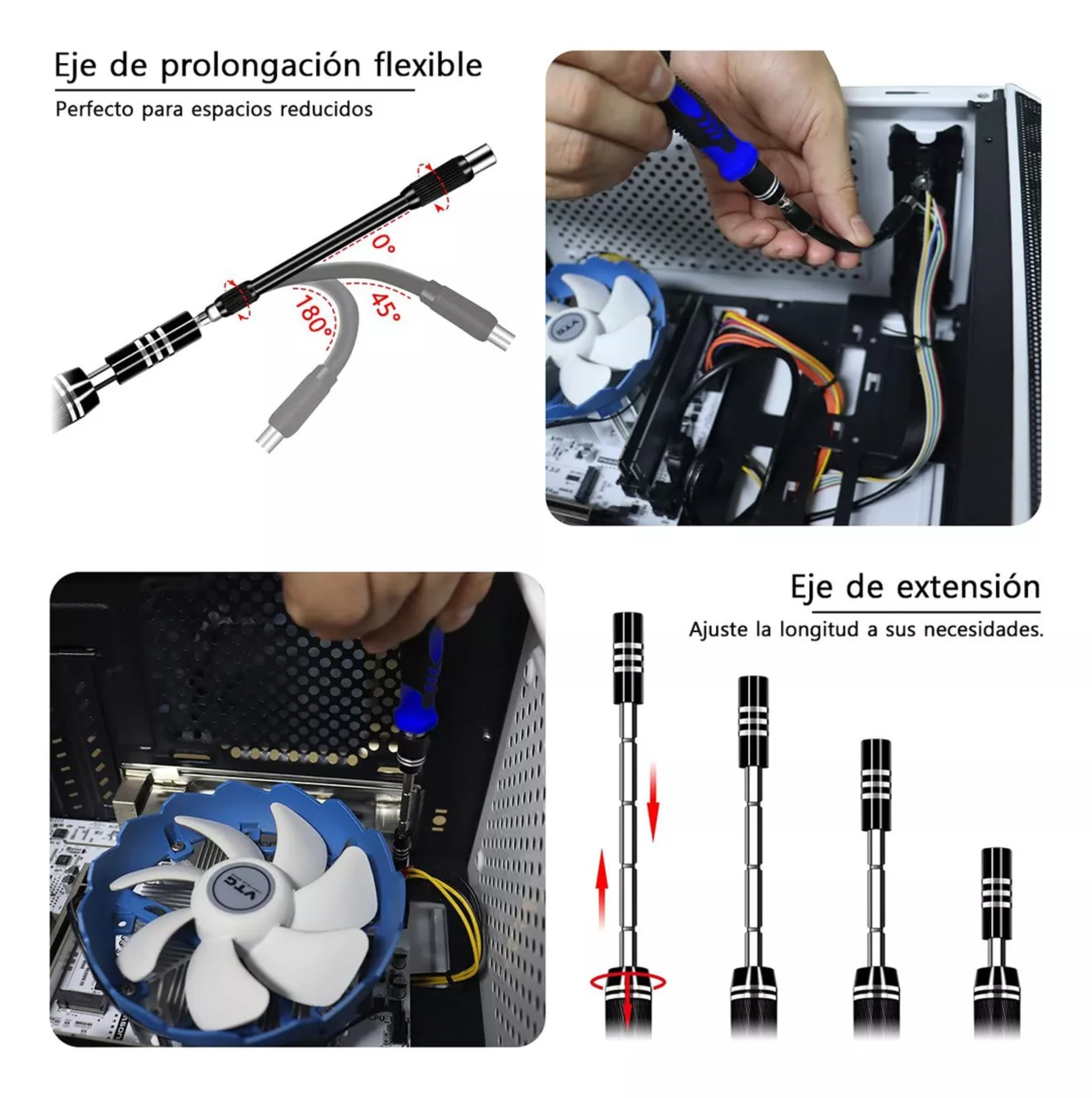 Kit De Desarmadores Y Juego De Destornilladores 130 En 1.