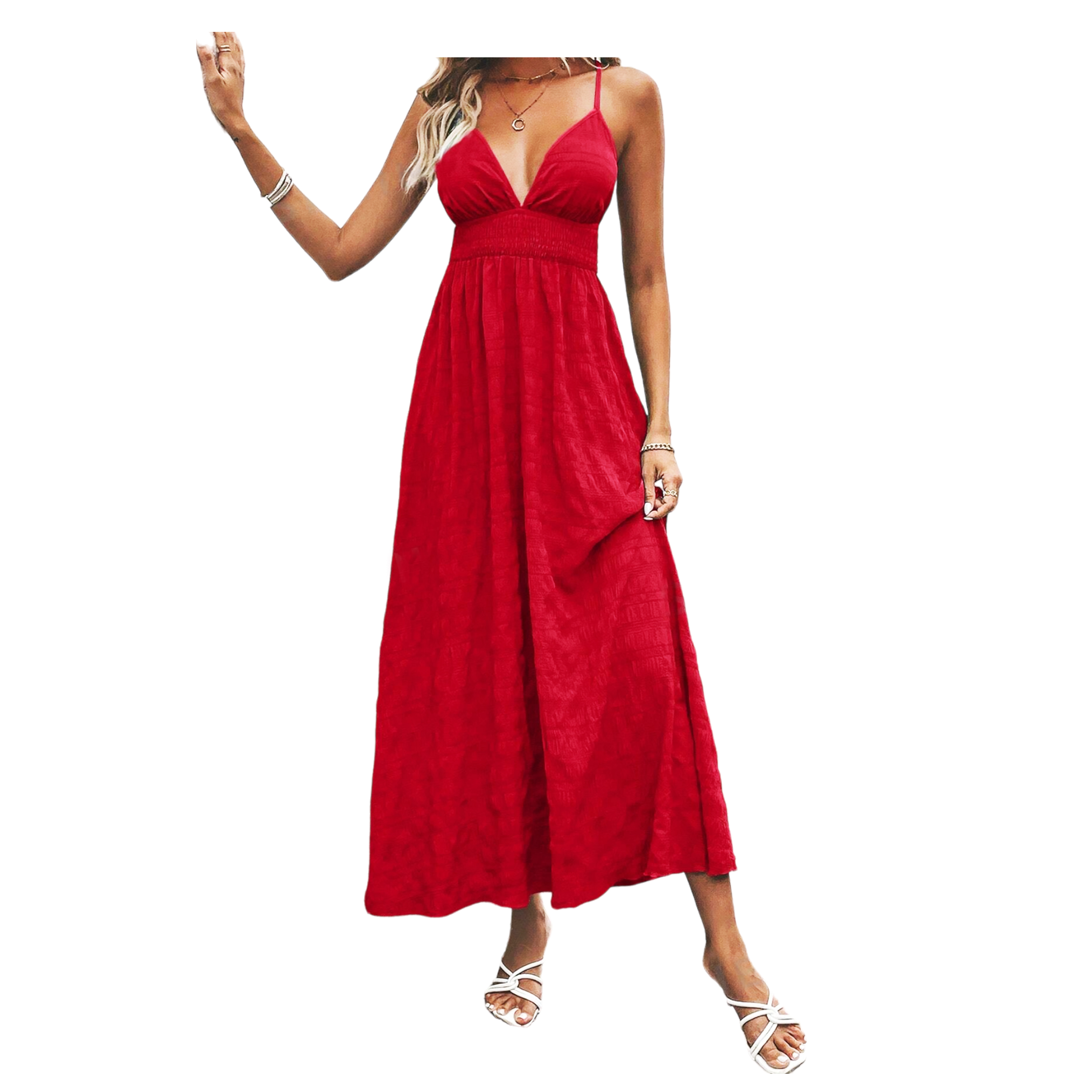 Maxi Vestido Largo De Playa Casual De Fiesta  Bohemio Mujer