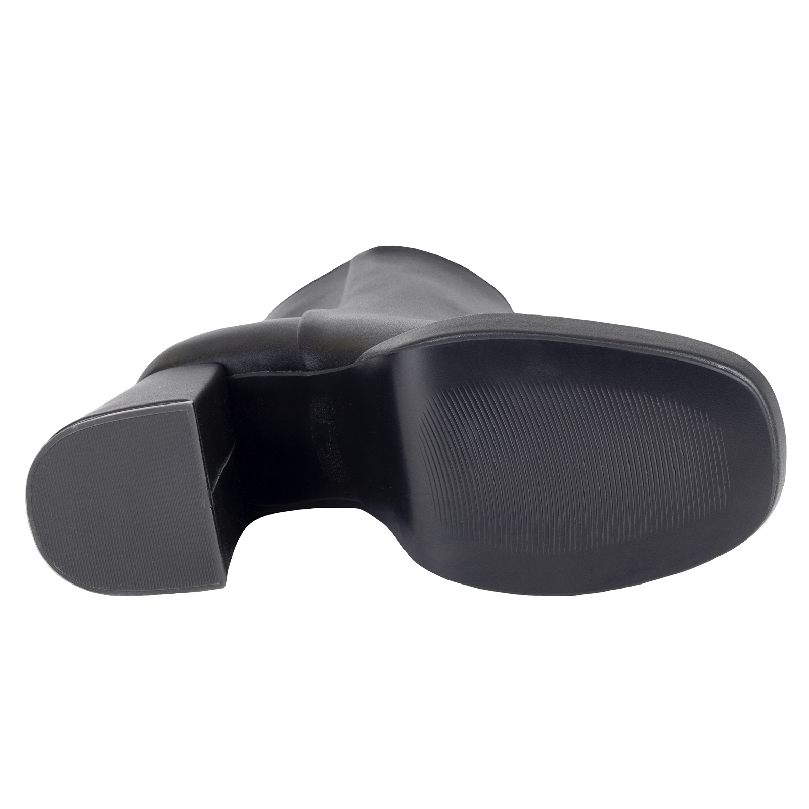 Botines Con Tacón Para Mujer Lady Paulina 25501 Negro Cierre +10cm.