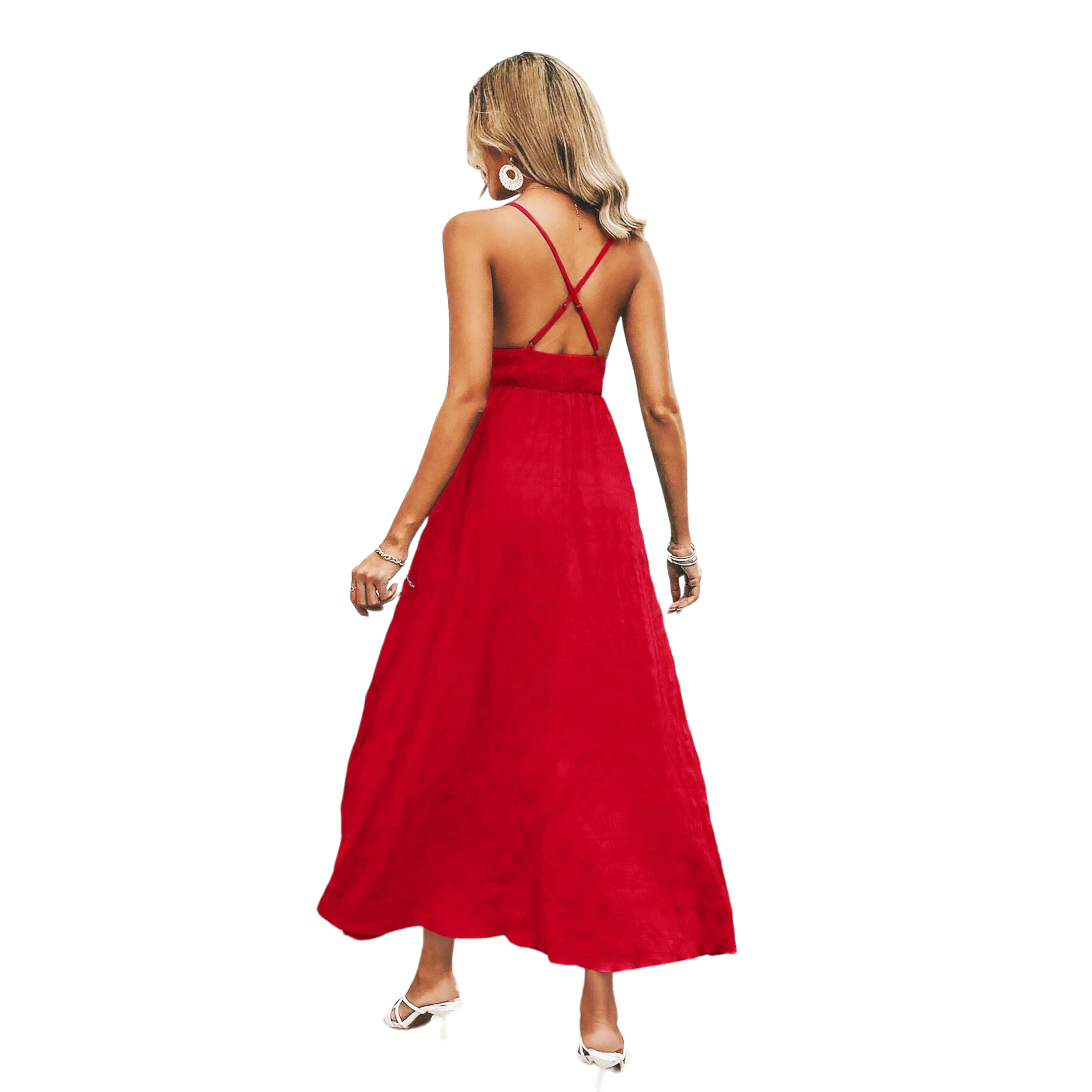 Maxi Vestido Largo De Playa Casual De Fiesta  Bohemio Mujer