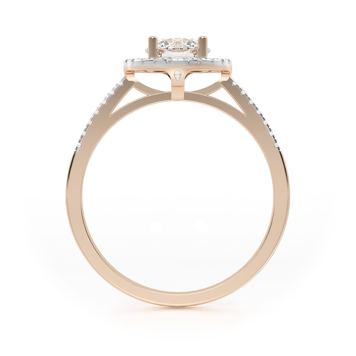 ANILLO DE COMPROMISO 14K ORO BLANCO CON PIEDRA NORA ABBA JOYAS.