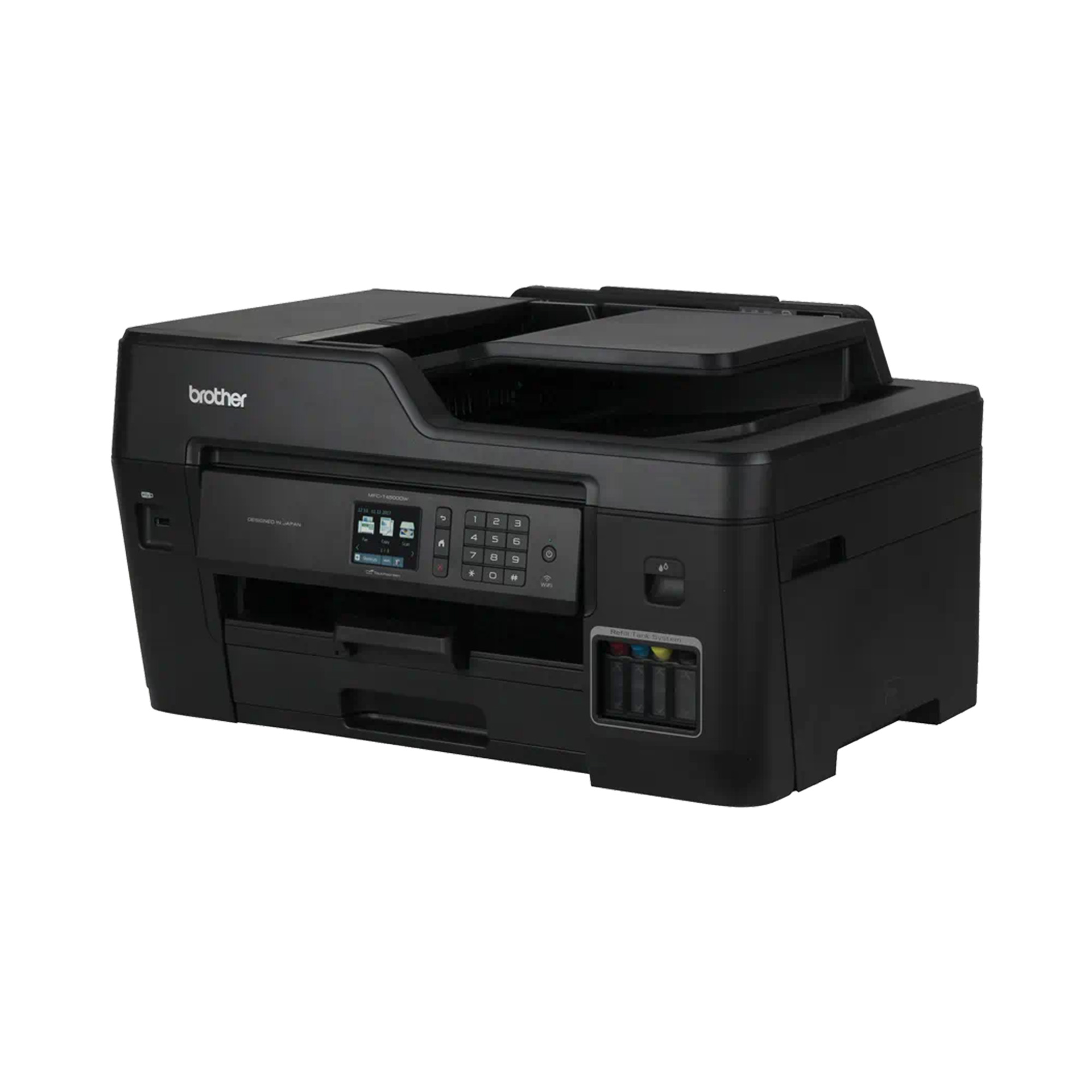 Impresora Multifuncional Brother InkBenefit Tank MFC-T4500DW, Sistema de Tinta Continua, USB, Ethernet, Wi-Fi, Dúplex, 35 ppm Negro, 27 ppm Color.