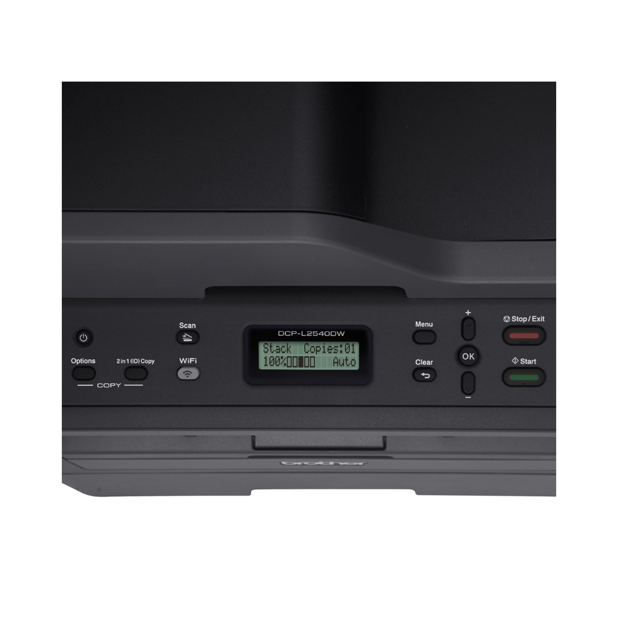 Impresora Multifuncional Brother DCPL2540DW, Mono Láser, USB, Ethernet, Wi-Fi, Dúplex, 30 ppm.