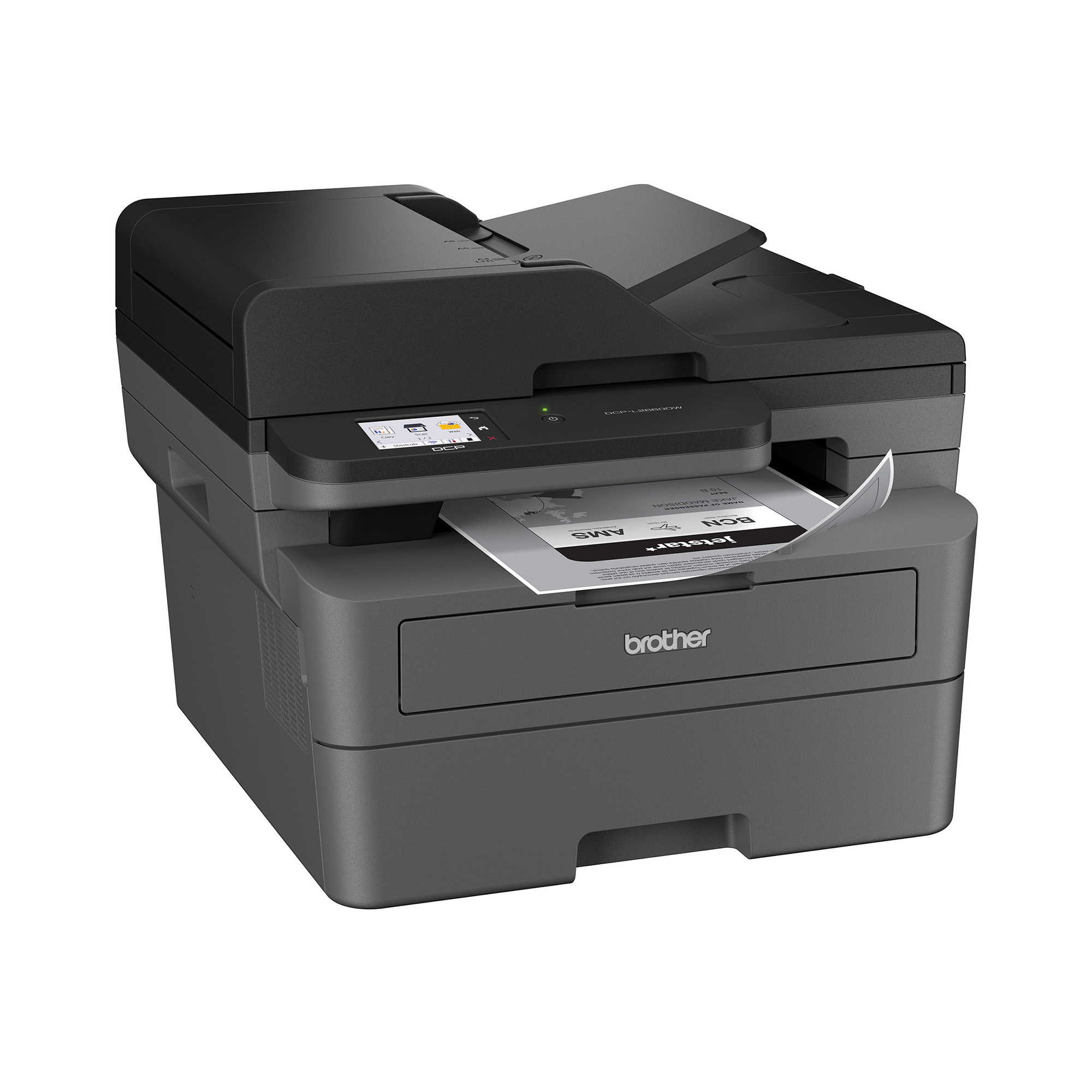 Impresora Multifuncional Brother DCPL2660DW, Mono Láser, USB, Ethernet, Wi-Fi, Dúplex, 36 ppm.
