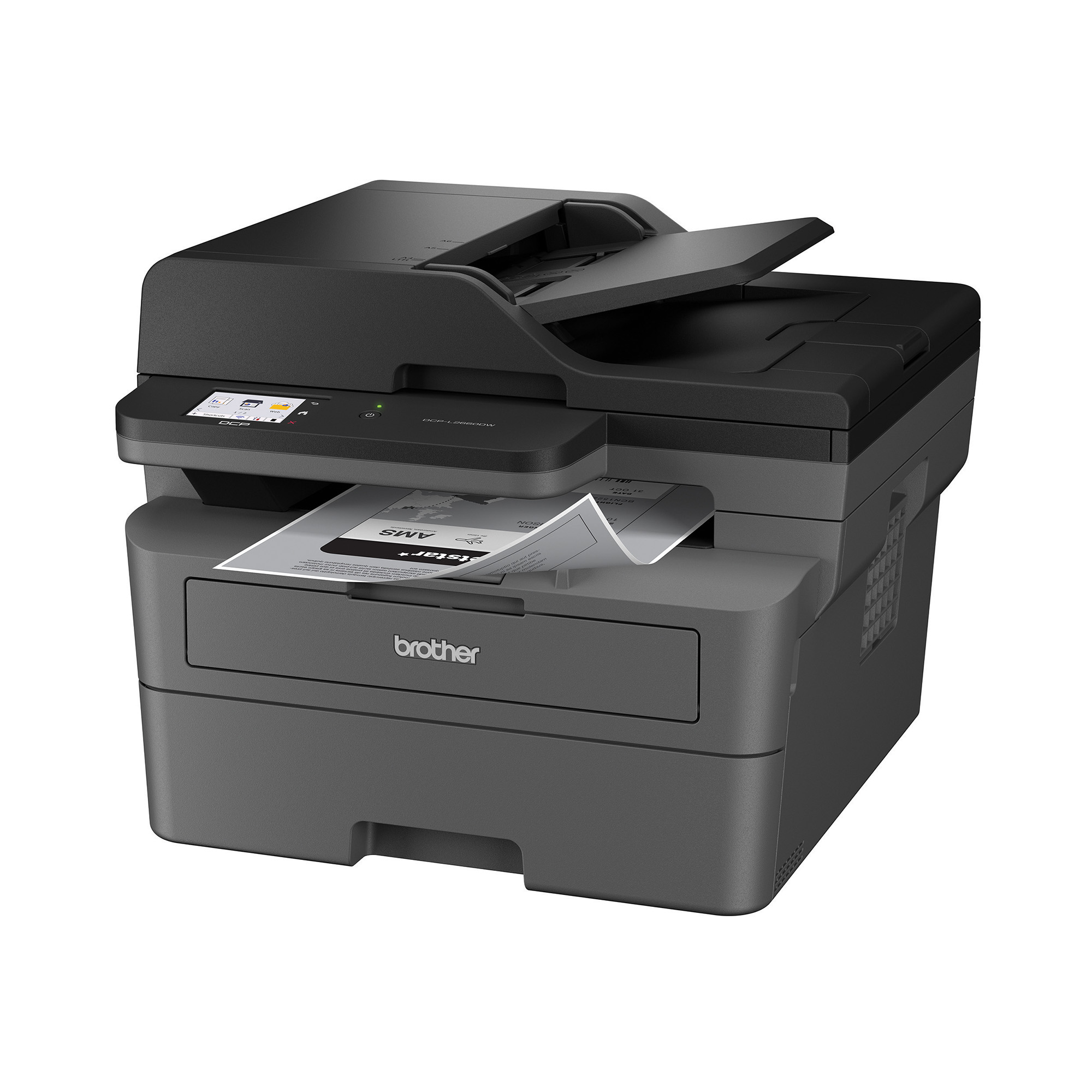 Impresora Multifuncional Brother DCPL2660DW, Mono Láser, USB, Ethernet, Wi-Fi, Dúplex, 36 ppm.