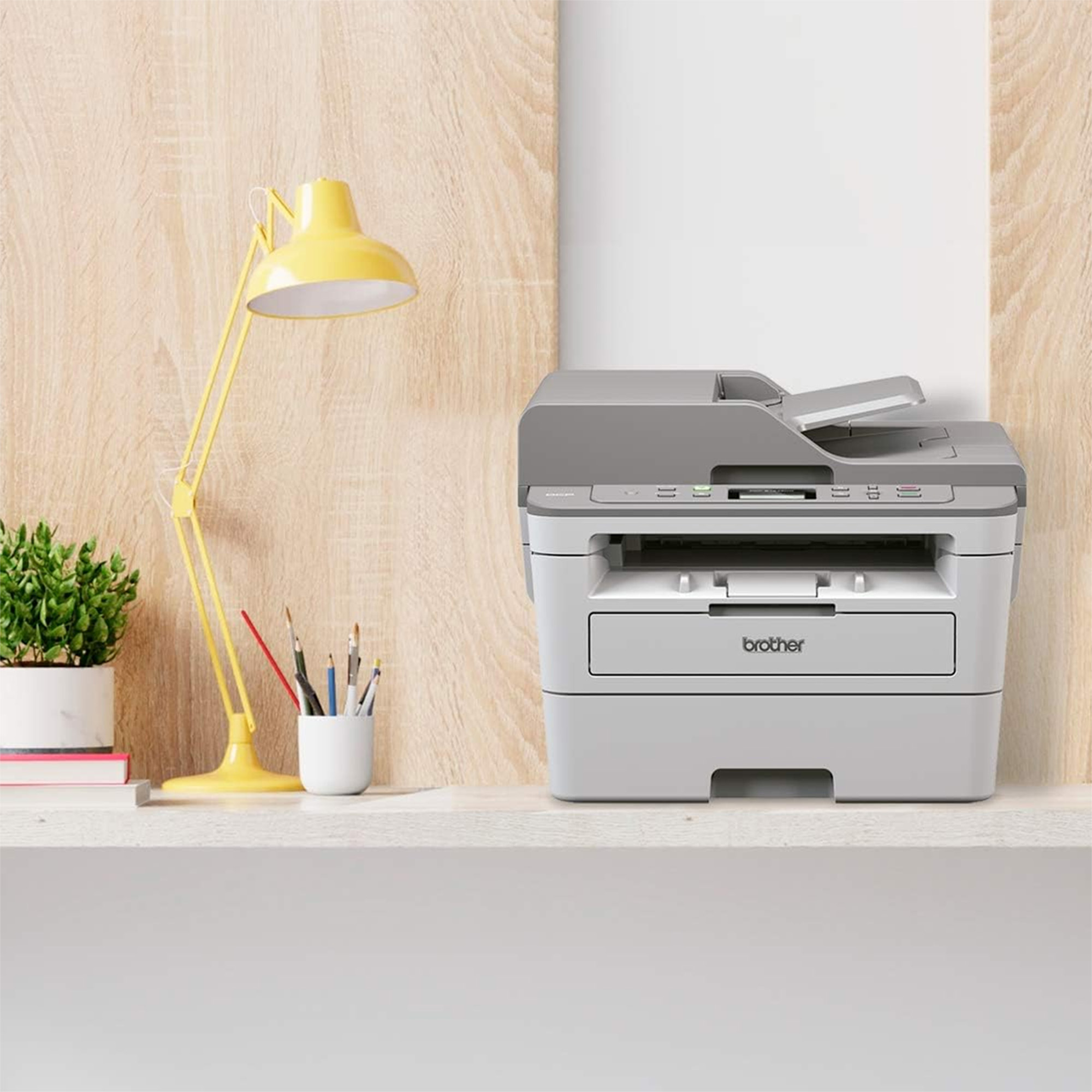 Impresora Multifuncional Brother DCPB7535DW, Mono Láser Toner Benefit, USB, Ethernet, Wi-Fi, Dúplex, 36 ppm.