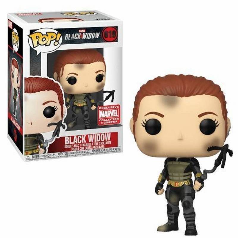 Funko Pop Figura Black Widow 619 Marvel Exclusive.