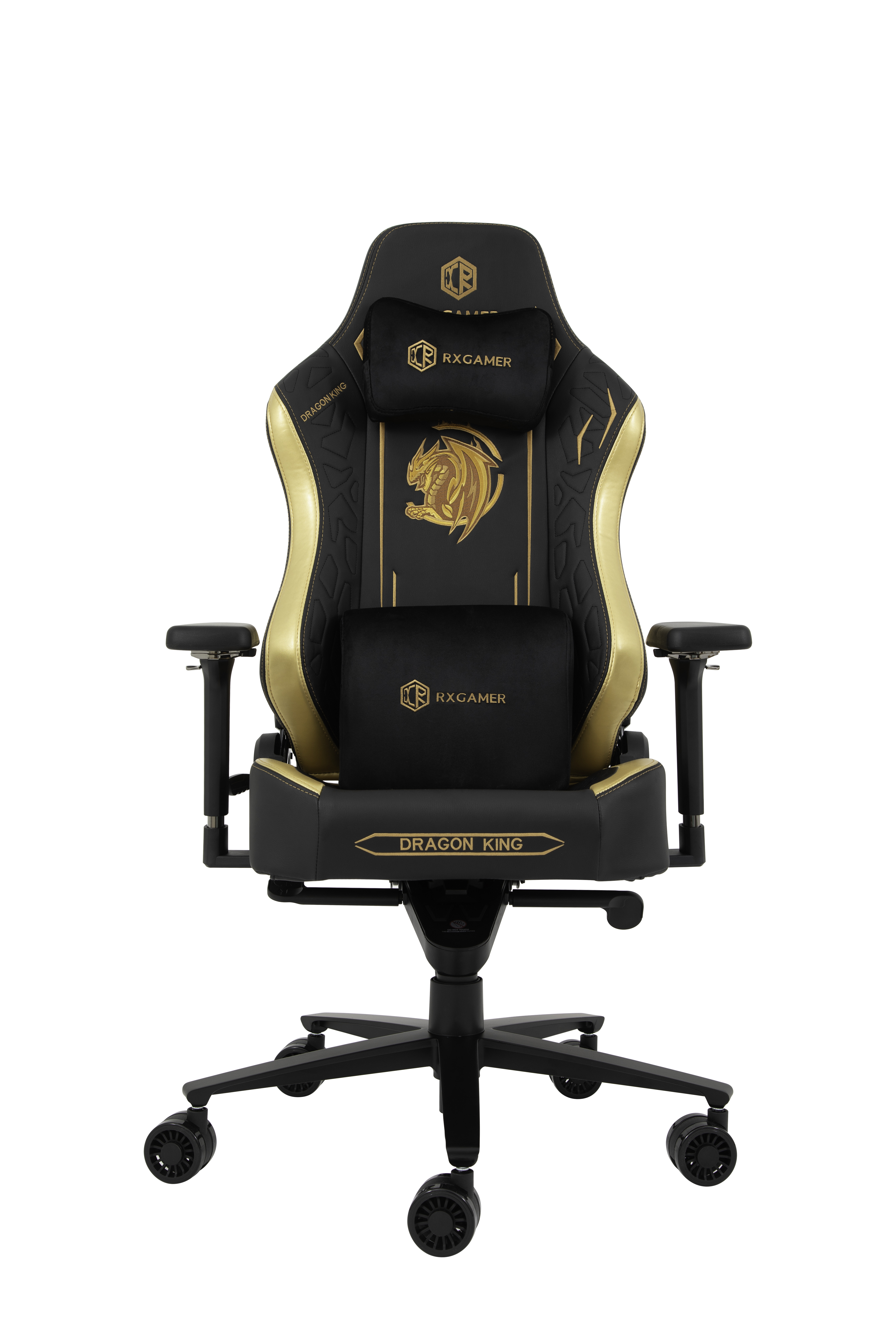 Silla Gamer Premium | Secret | Reclinable | Memory Foam | Magnetica (Dorado)