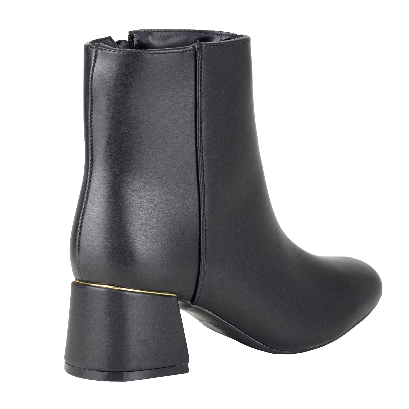 Botin Negro Vestir Con Tacón Para Mujer Lady Paulina 26001 Confort.