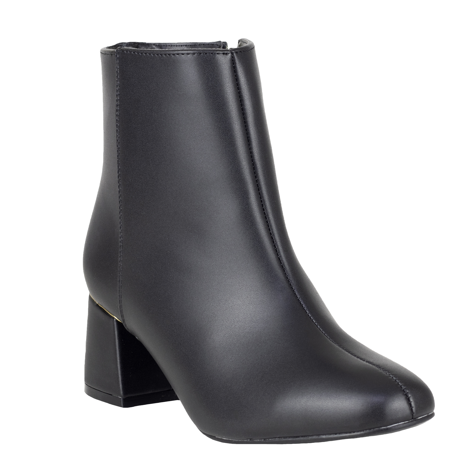 Botin Negro Vestir Con Tacón Para Mujer Lady Paulina 26001 Confort.
