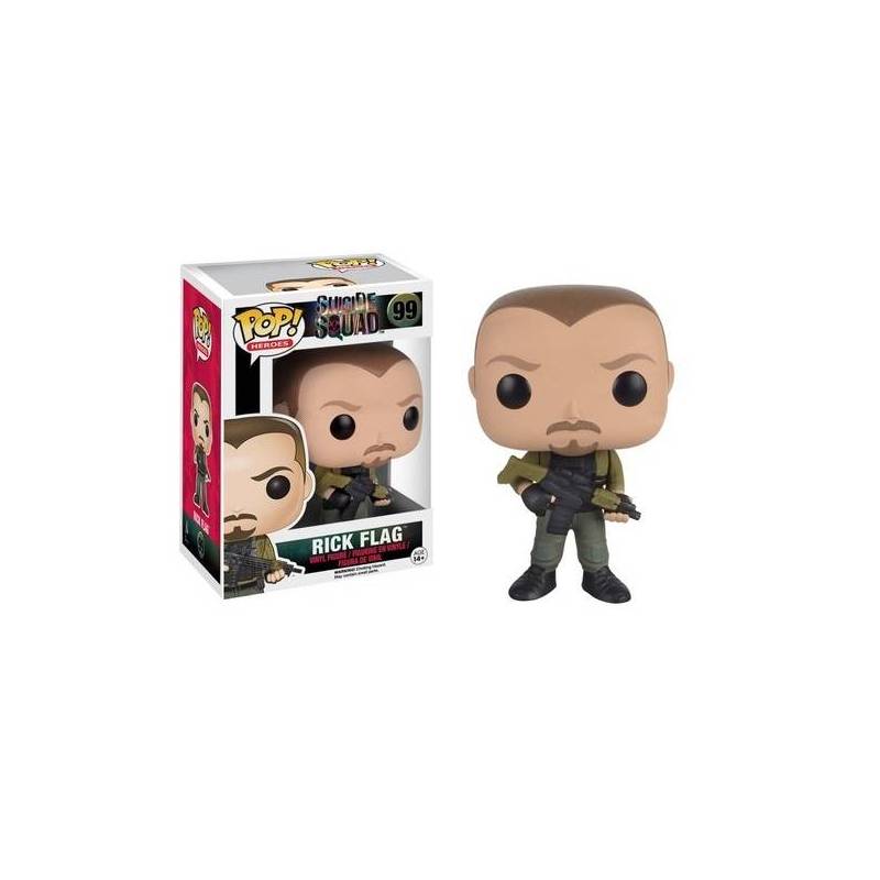 Funko Pop Figura Suicide Squad Rick Flag 99.