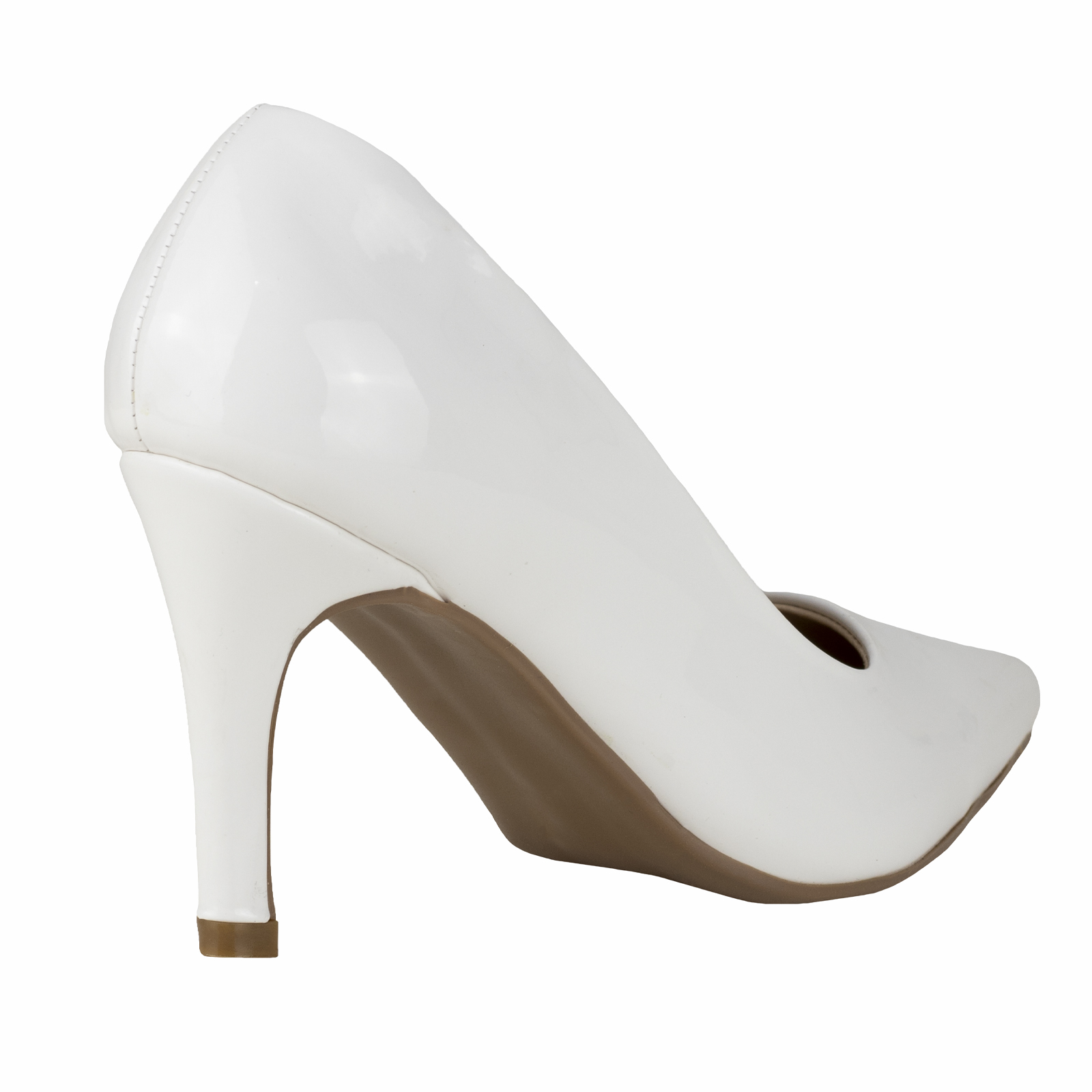 Zapatillas De Vestir Lady Paulina Mujer 17001 Latte Charol.