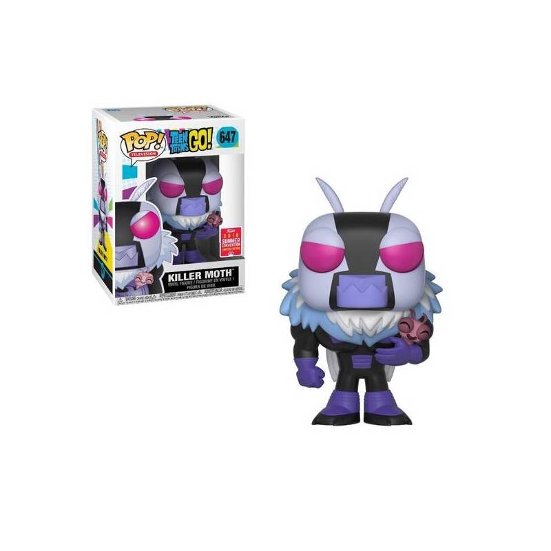 Funko Pop Figura Acción Teen Titans Go! Killer Moth 647 Summer.
