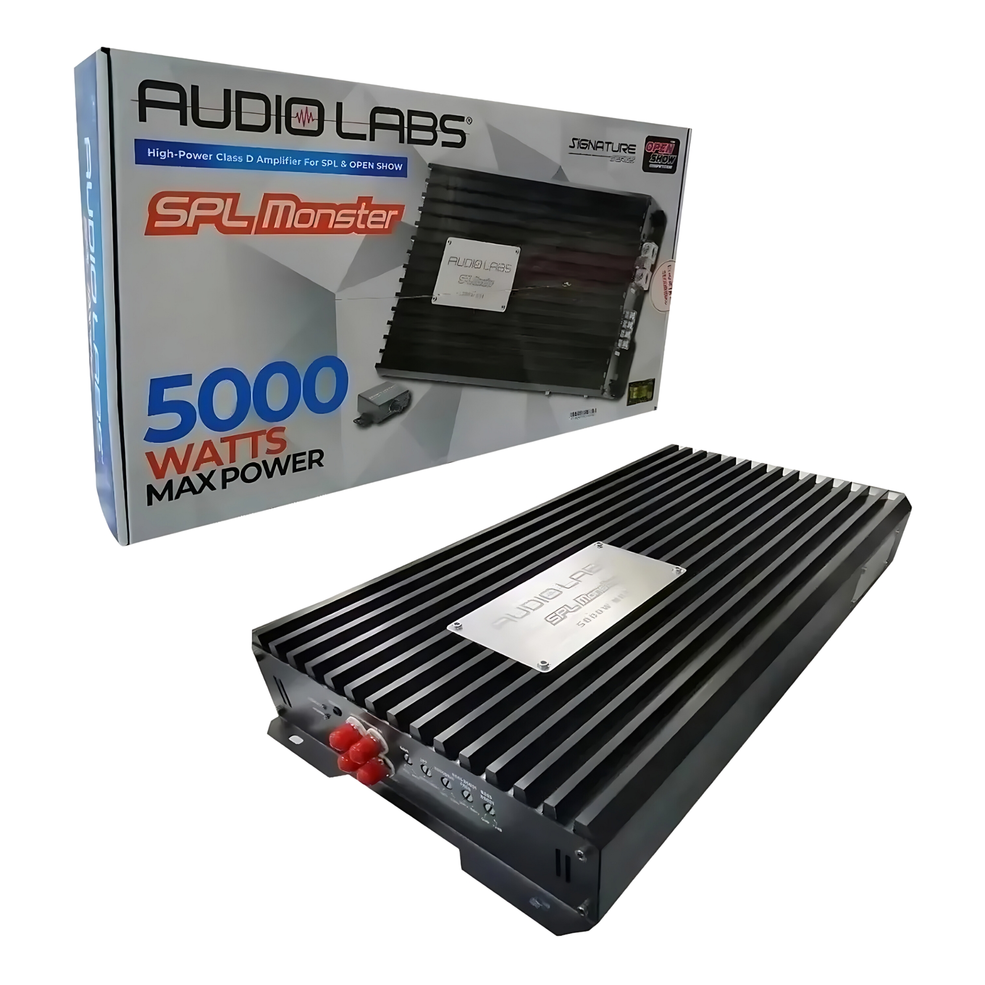 Amplificador Audiolabs Spl Monster 5000w Max 1 Canal Clase D.