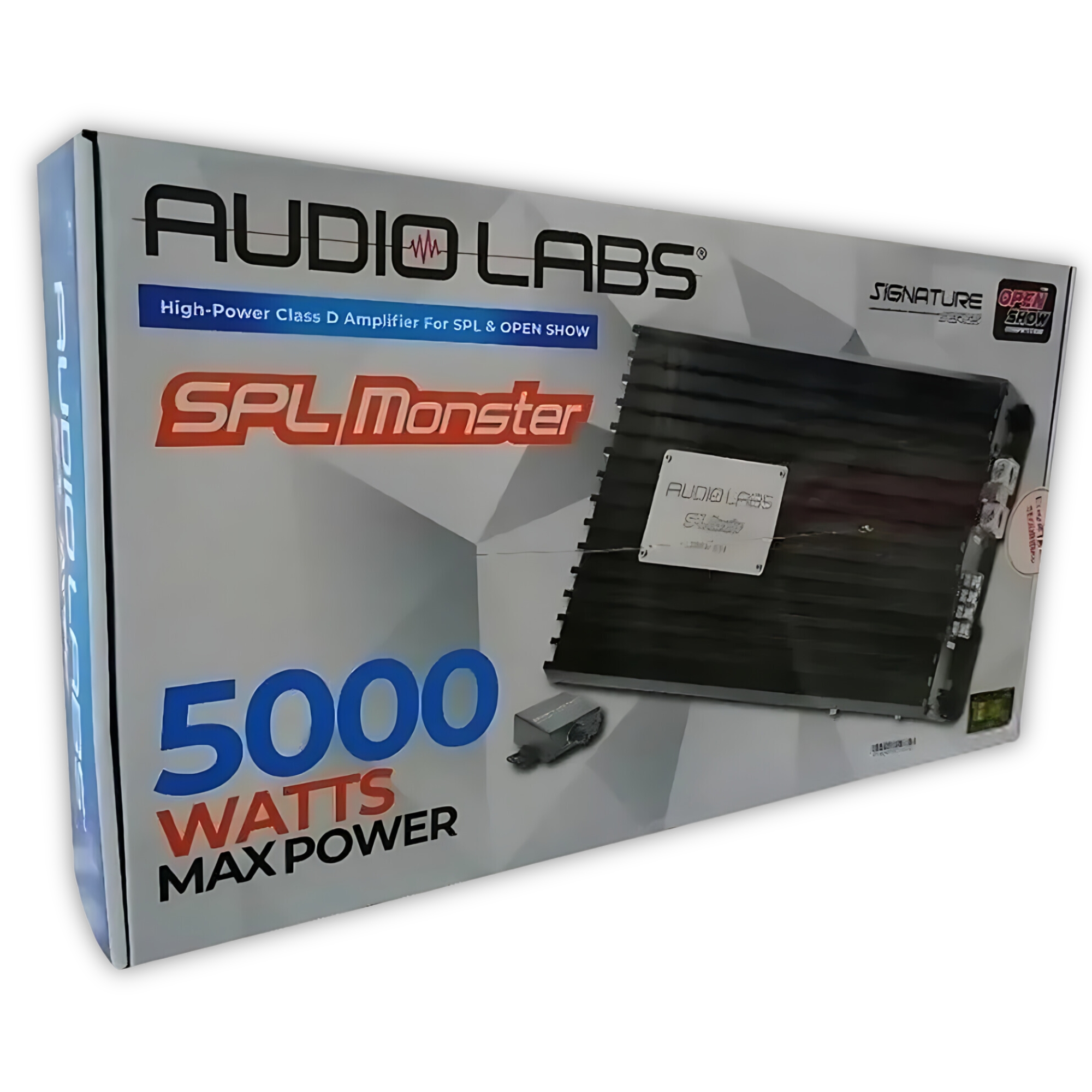 Amplificador Audiolabs Spl Monster 5000w Max 1 Canal Clase D.