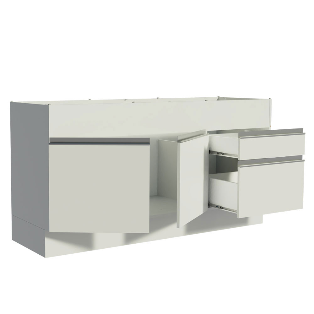 Mueble para Tarja Madesa Glamy 150cm Sin Encimera y Tarja BB.