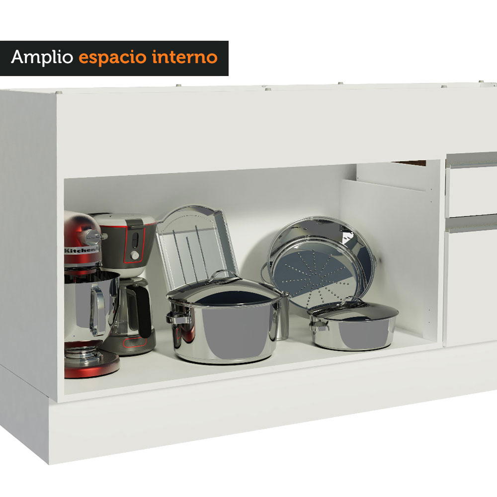 Mueble para Tarja Madesa Glamy 150cm Sin Encimera y Tarja BB.