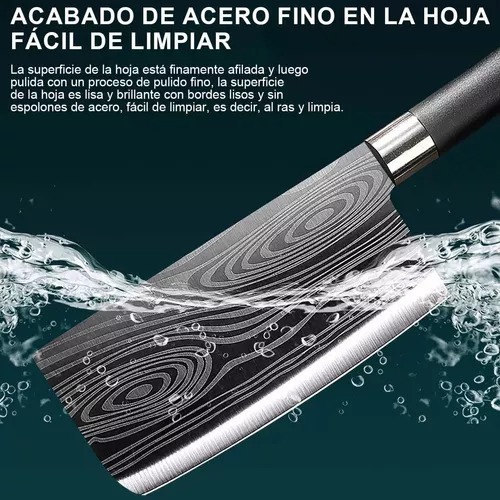 Juego de cuchillo L4-31 chef profesional acero inoxidable.