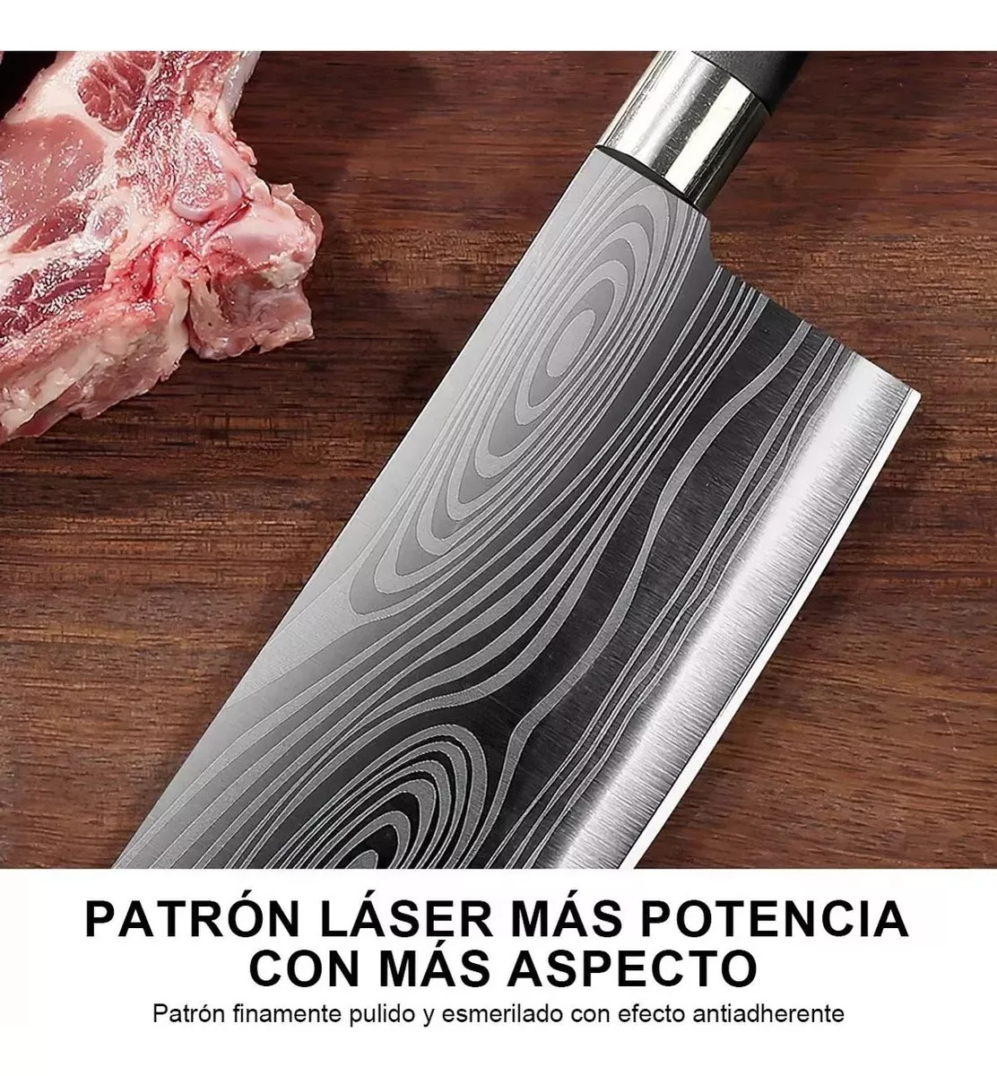 Juego de cuchillo L4-31 chef profesional acero inoxidable.