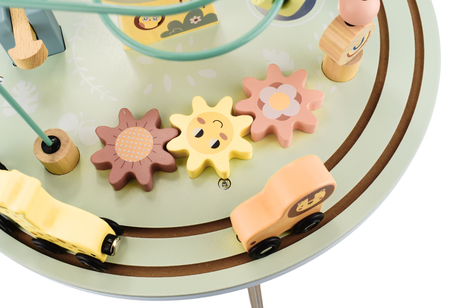 Mesa De Actividades De Madera Para Niños Educativa Didactica.