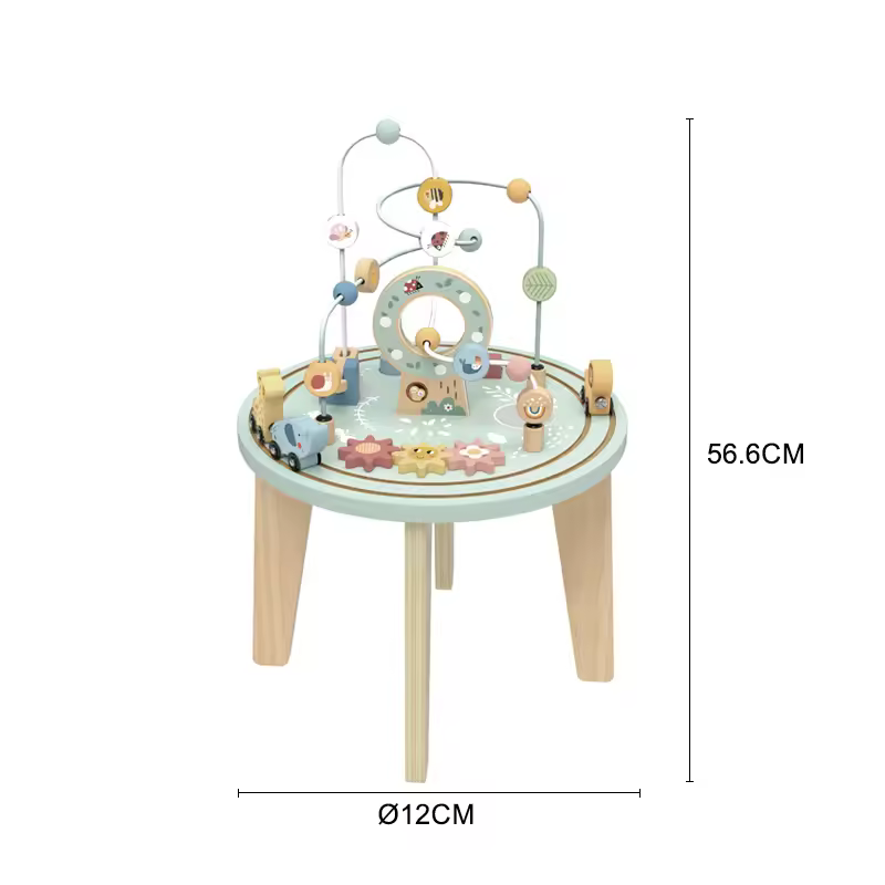 Mesa De Actividades De Madera Para Niños Educativa Didactica.
