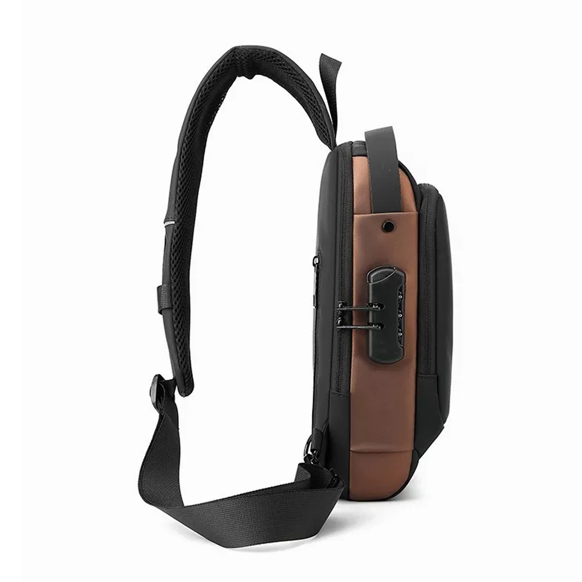 Mochila Cruzada Antirrobo Impermeable Para Hombre.