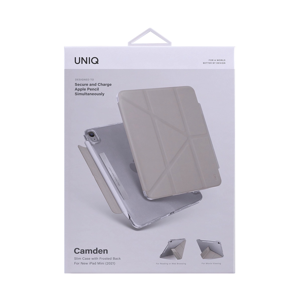 Funda Ultra Multiposición iPad Mini 6a 8.3 Camden Gris Uniq.