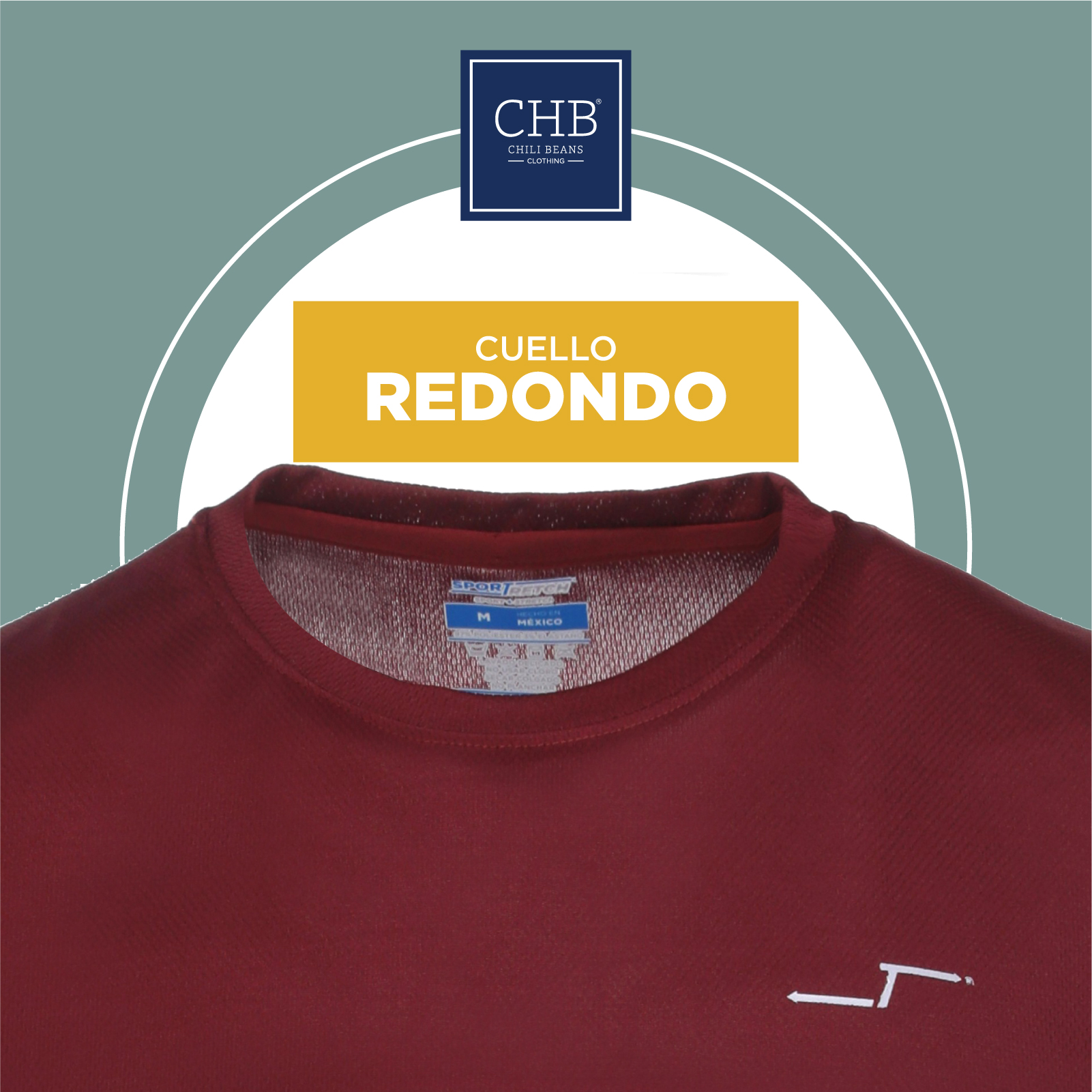 Paquete De 5 Playeras Deportivas Sin Mangas Cuello Redondo Para Hombre CHB Chili Beans Clothing Co.
