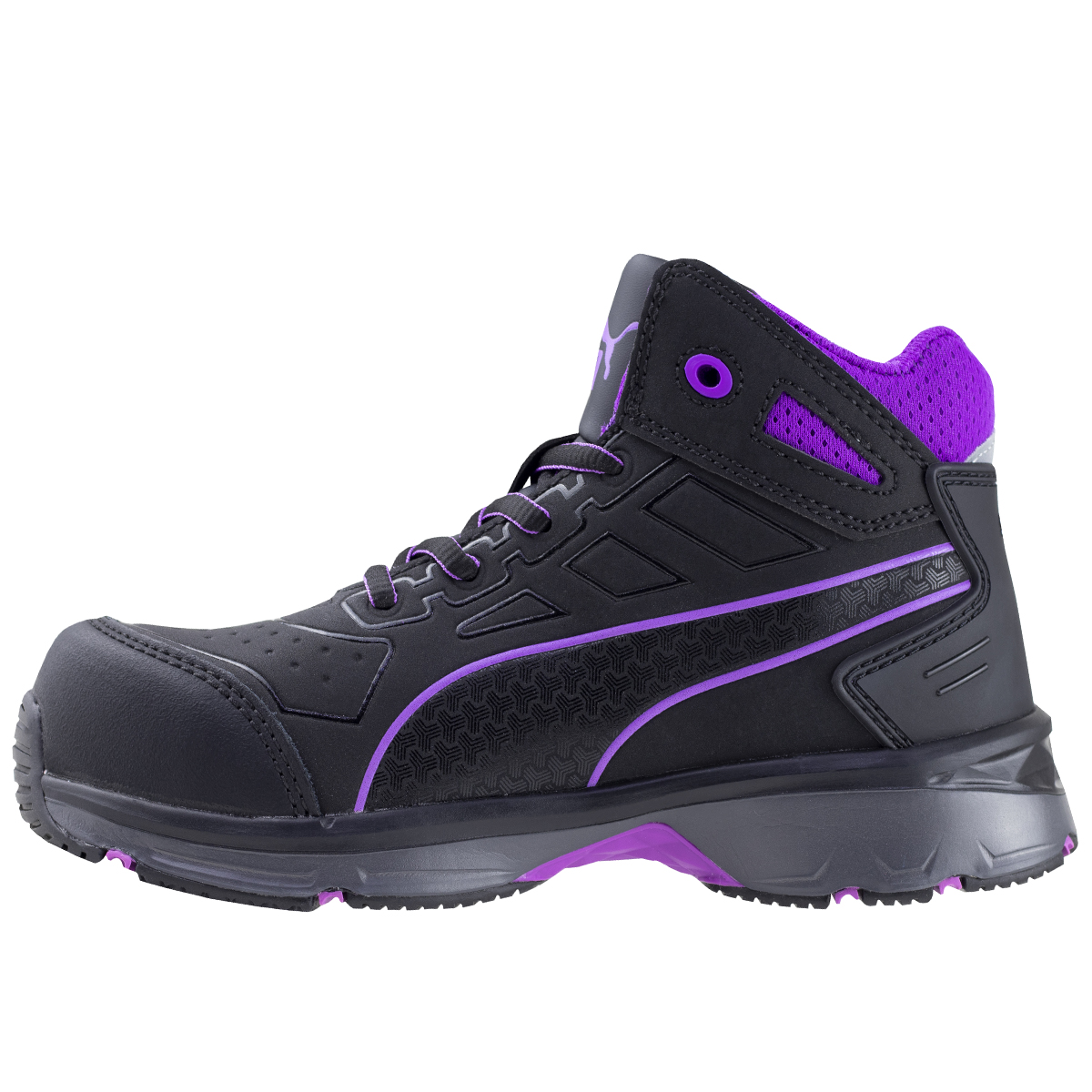 Botas Industriales Dieléctricas Mujer Puma Casquillo 63.389.4 Negro Morado