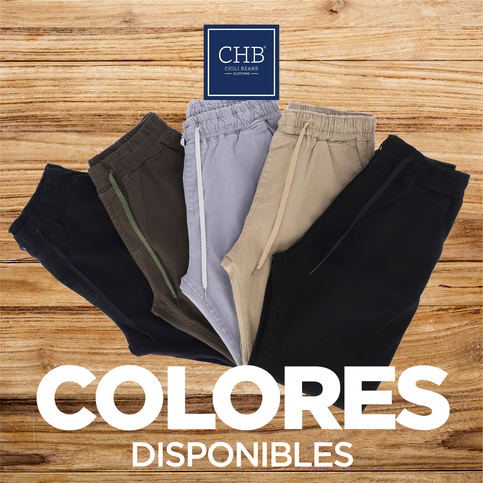 Jogger De Gabardina Para Hombre Slim Color Negro.