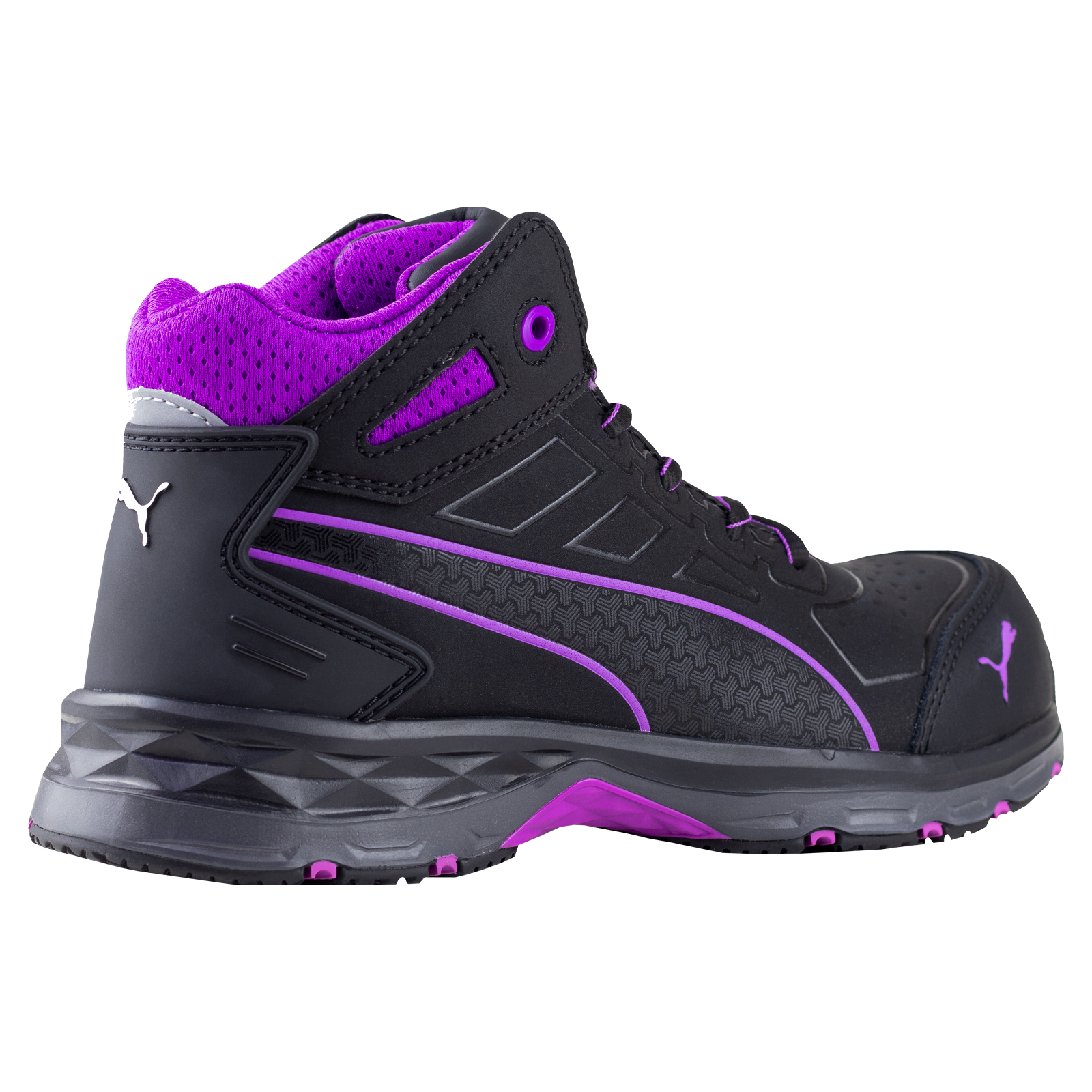 Botas Industriales Dieléctricas Mujer Puma Casquillo 63.389.4 Negro Morado