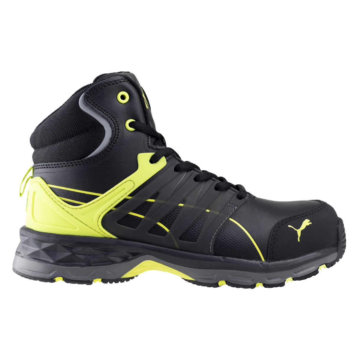 Bota Industrial Urbana Puma Safety 63.388.4 Black Yellow Casquillo