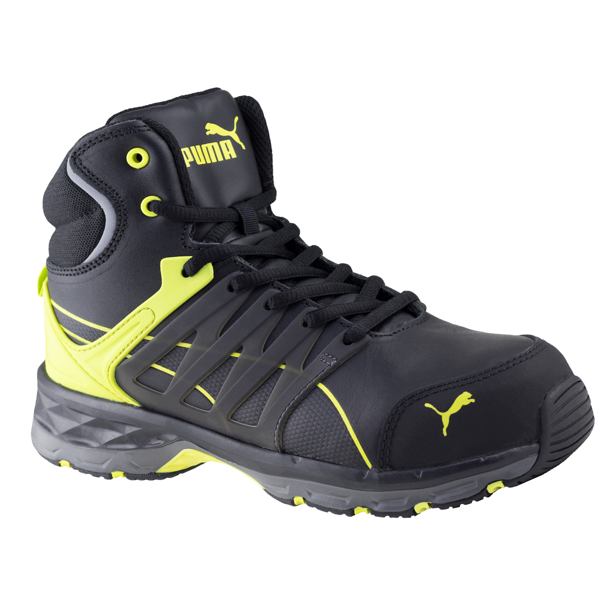 Bota Industrial Urbana Puma Safety 63.388.4 Black Yellow Casquillo