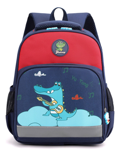 Mochilas Escolar De Primaria Para Niños Niña De Gran Capacidad De Unicornio Dinosaurio Con Cremallera De Dibujos Animados.